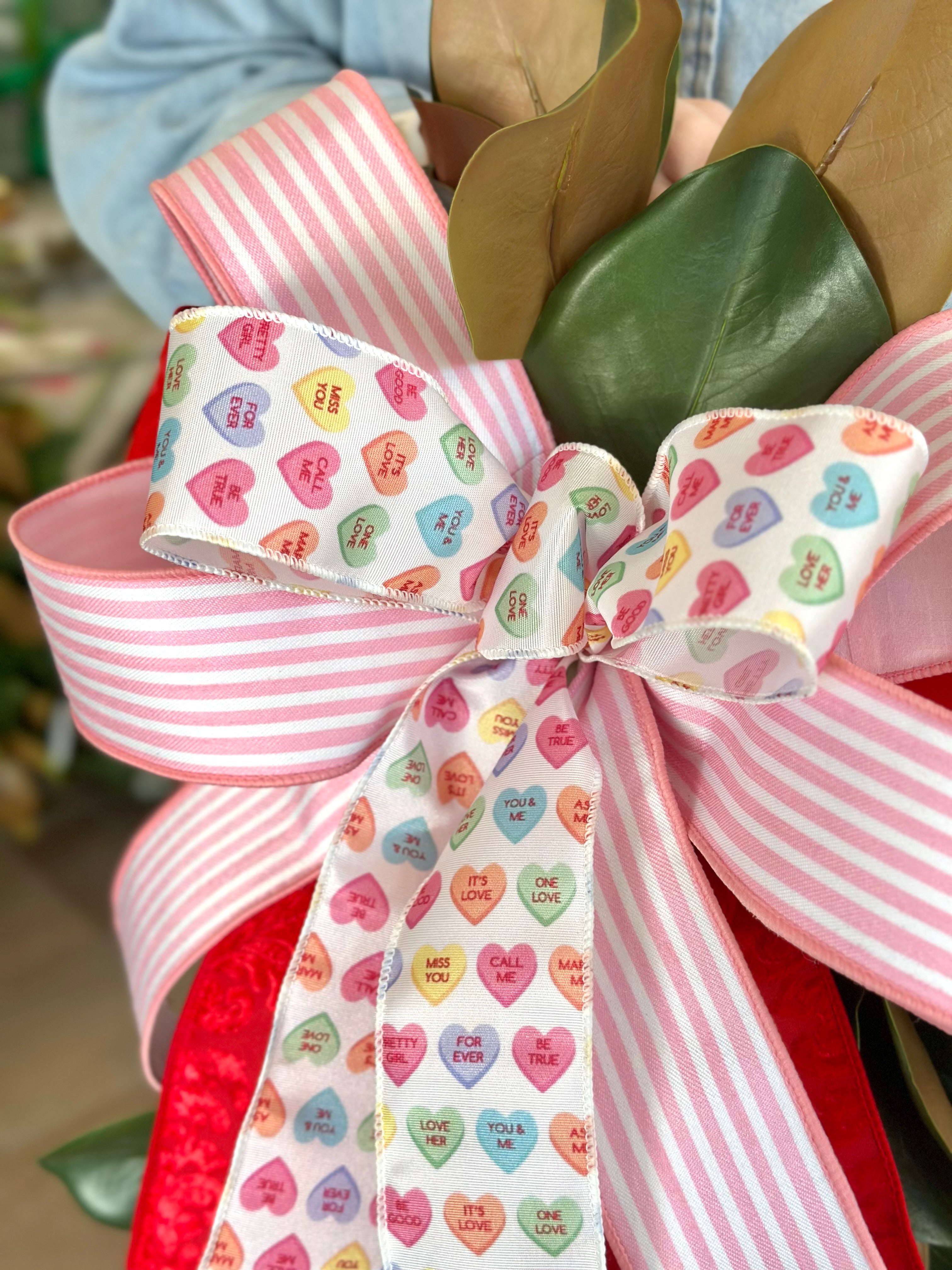 Candy Hearts Bow