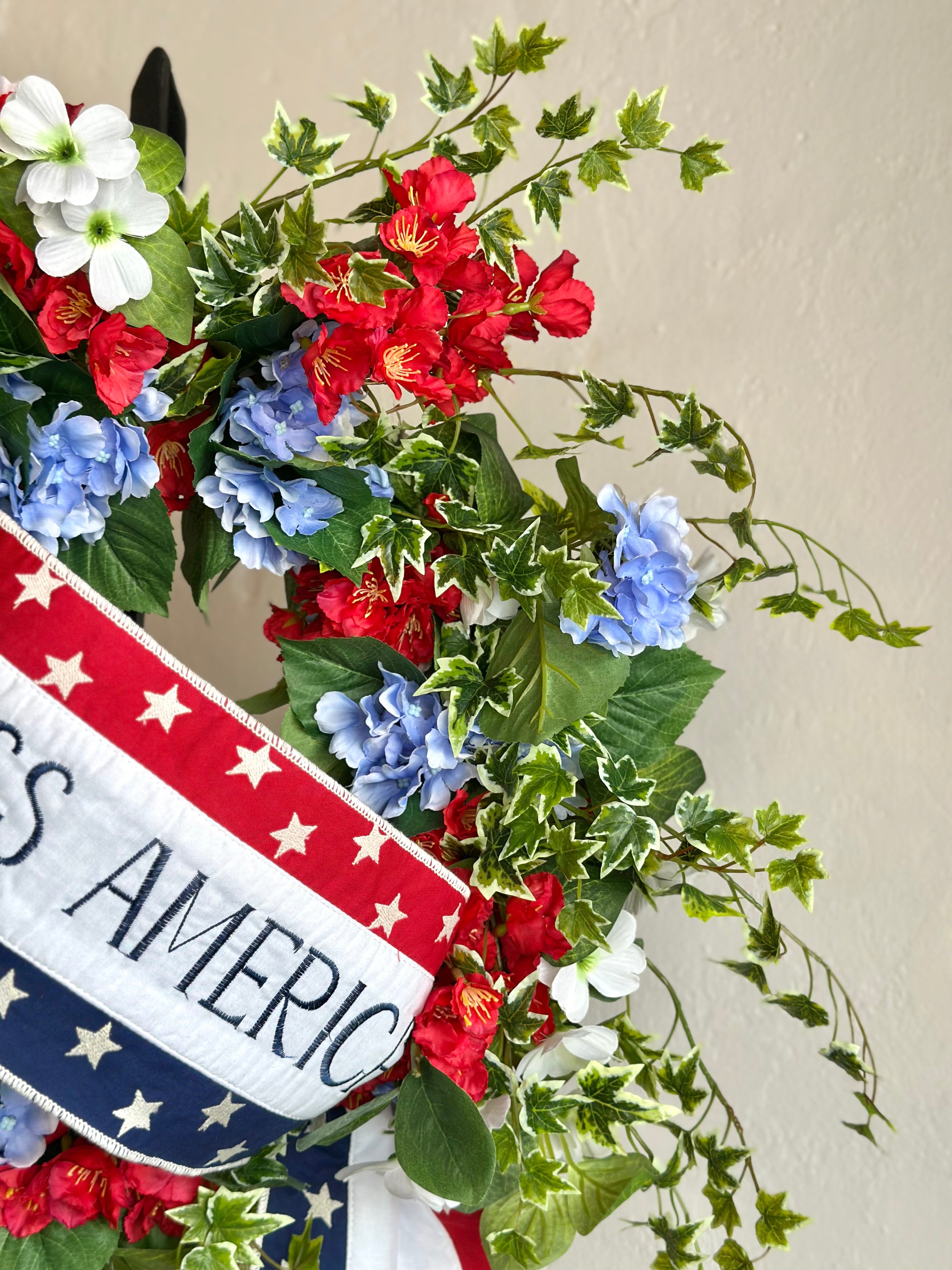 God Bless America Wreath