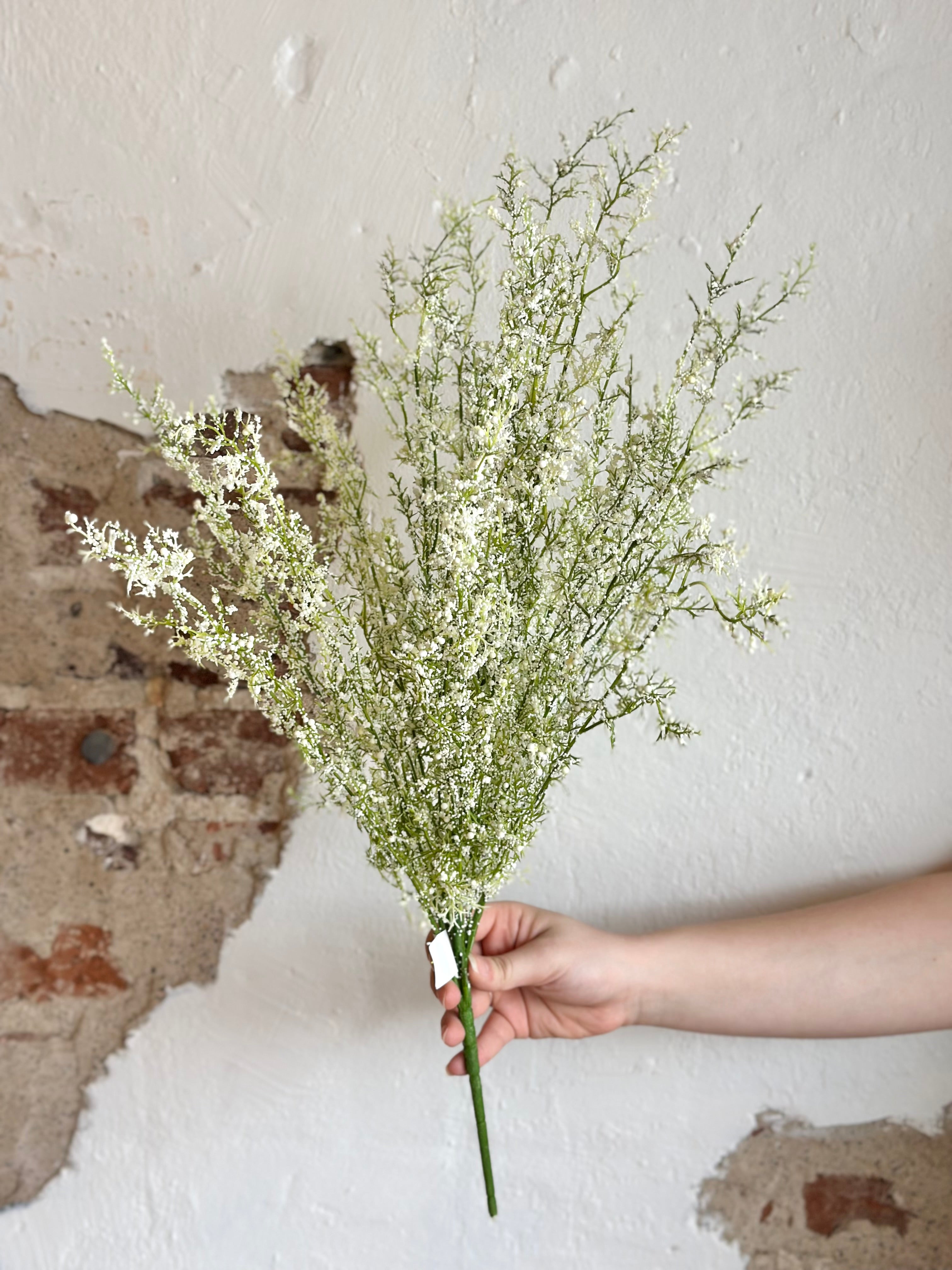 15" Tiny Berry Grass Bush
