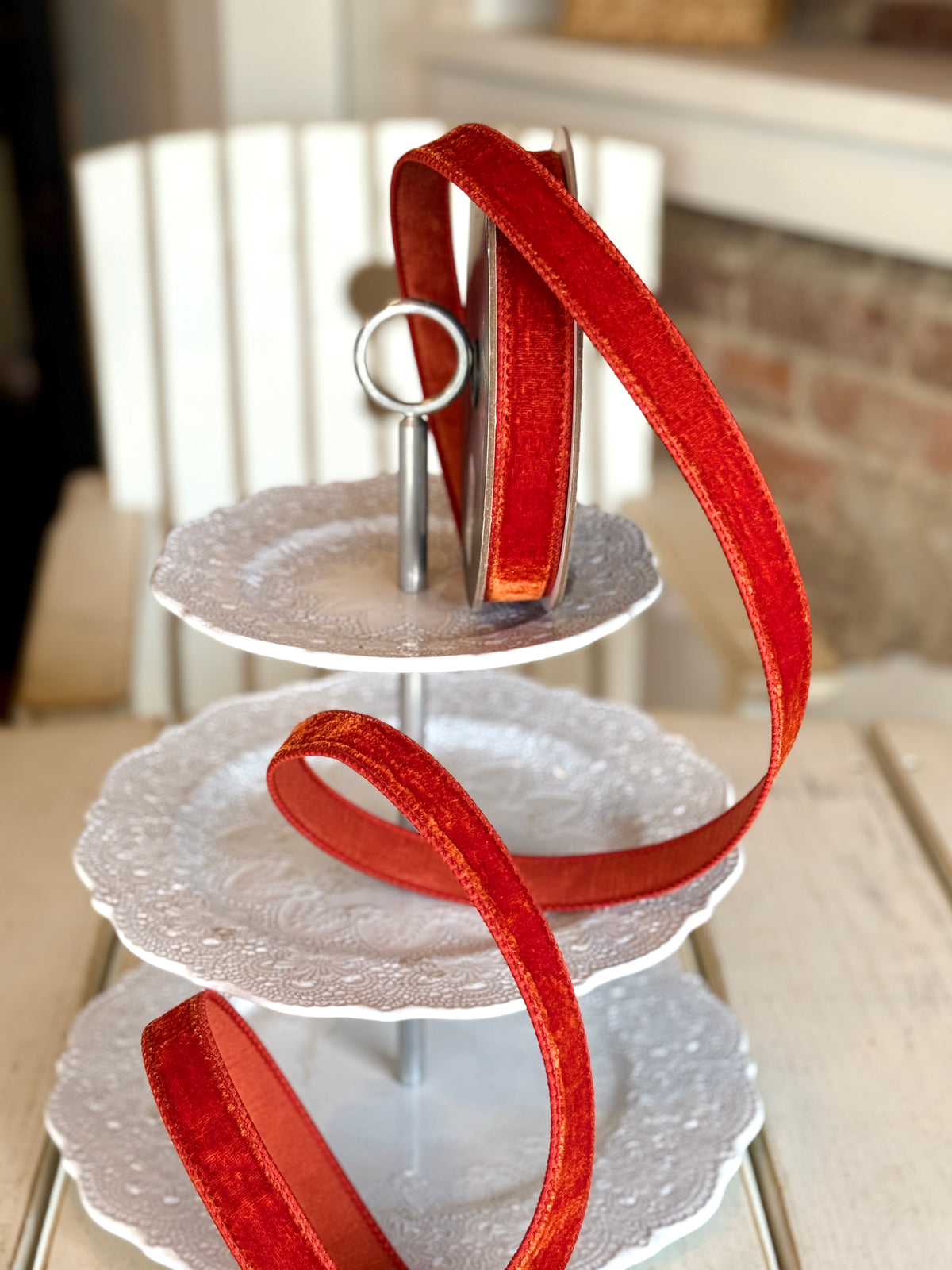 1” Velvet, Cinnamon, SOLD BY THE YARD