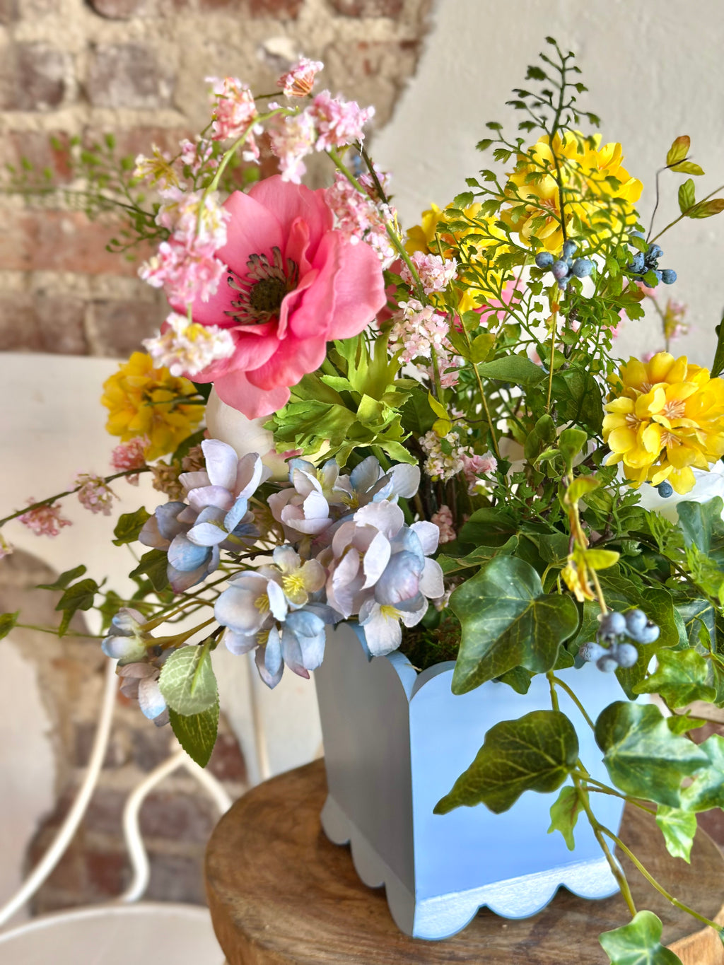 Peony & Kerria Arrangement