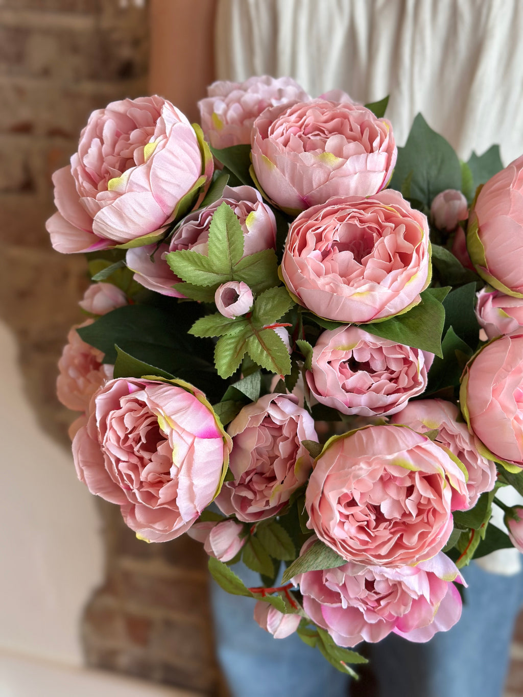 23" Backyard Peony Bunde- Pink