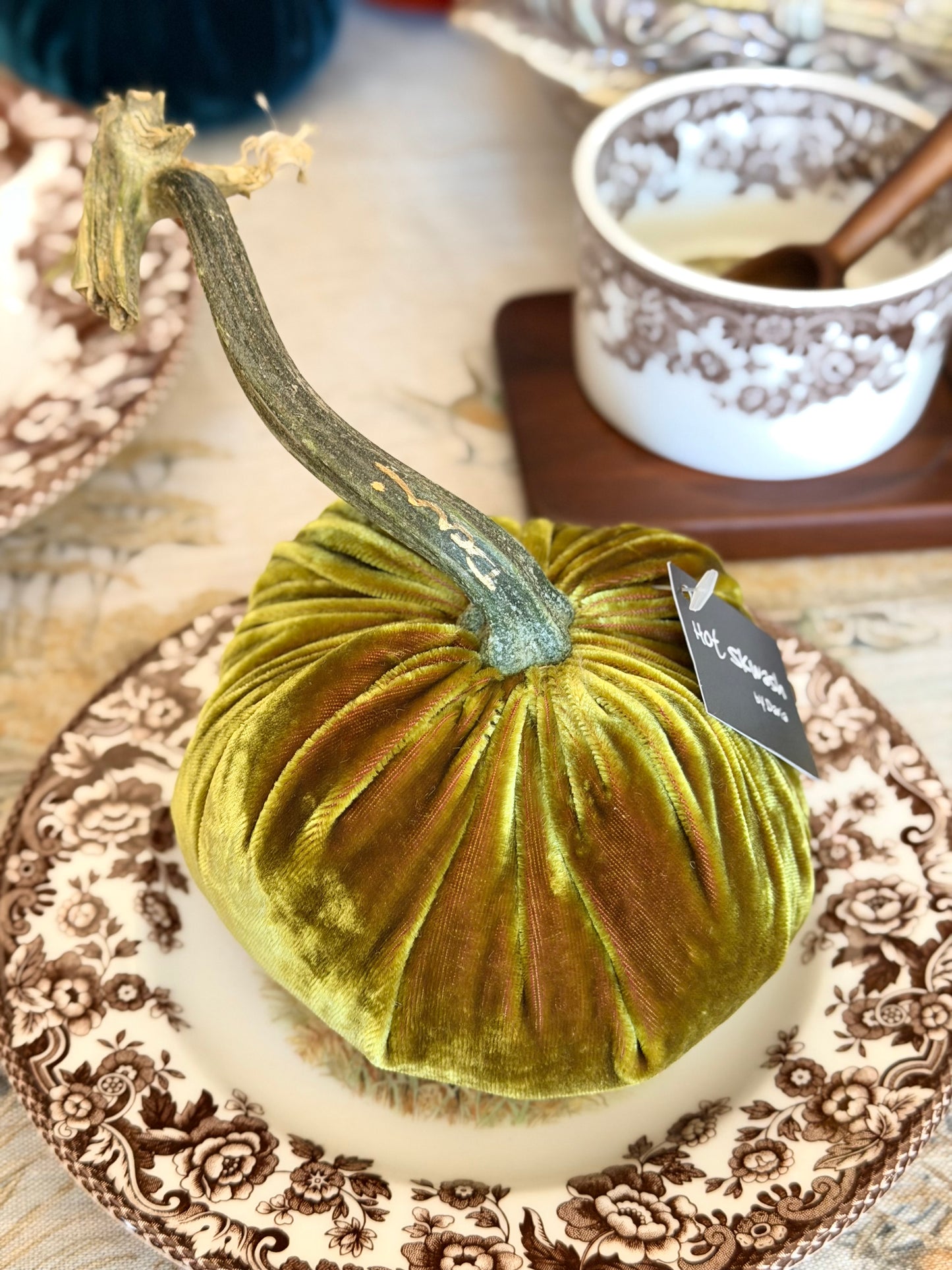 5" Velvet Pumpkin (Silk Options)