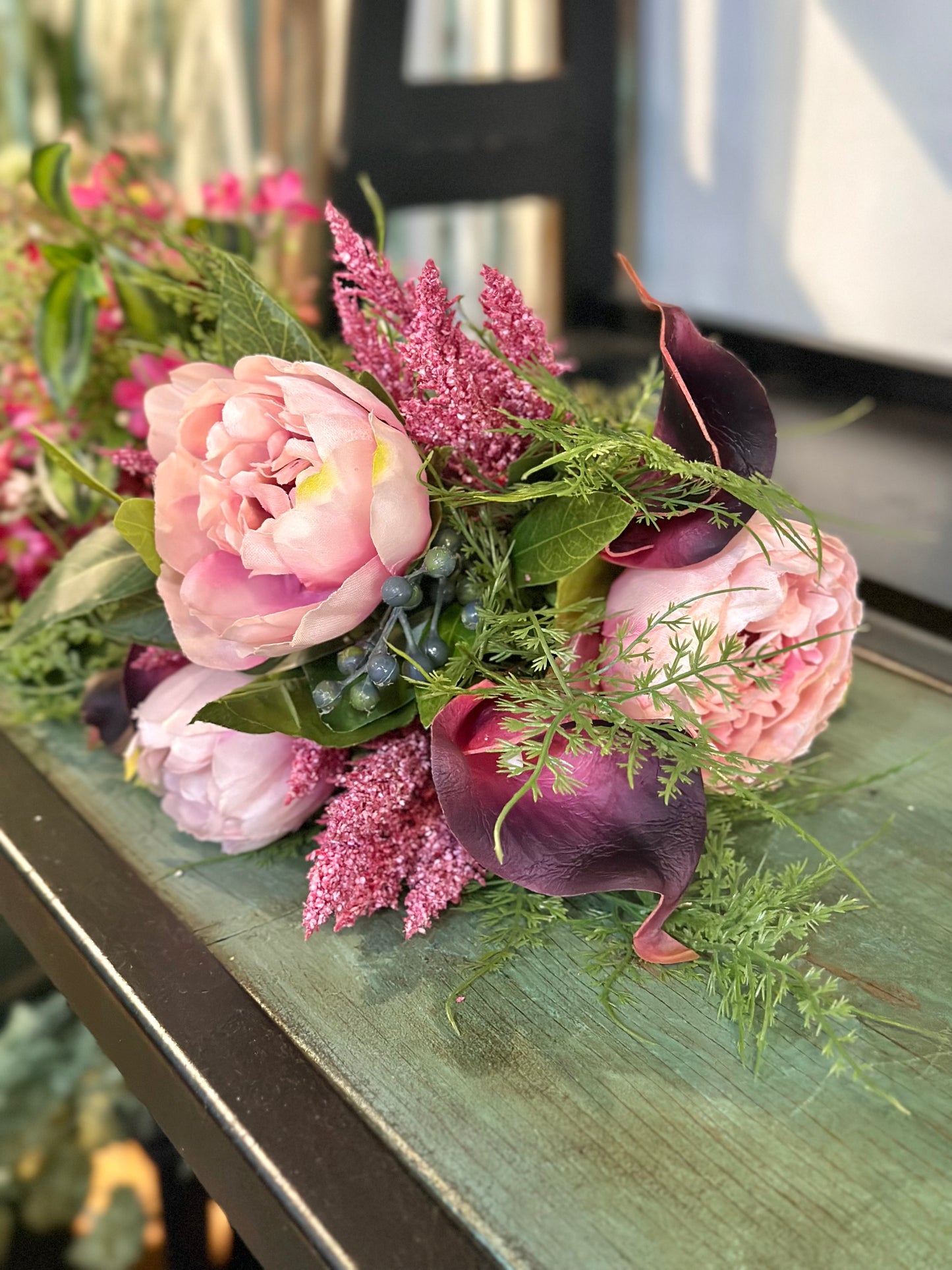 Peony Calla Lilies Bouquet