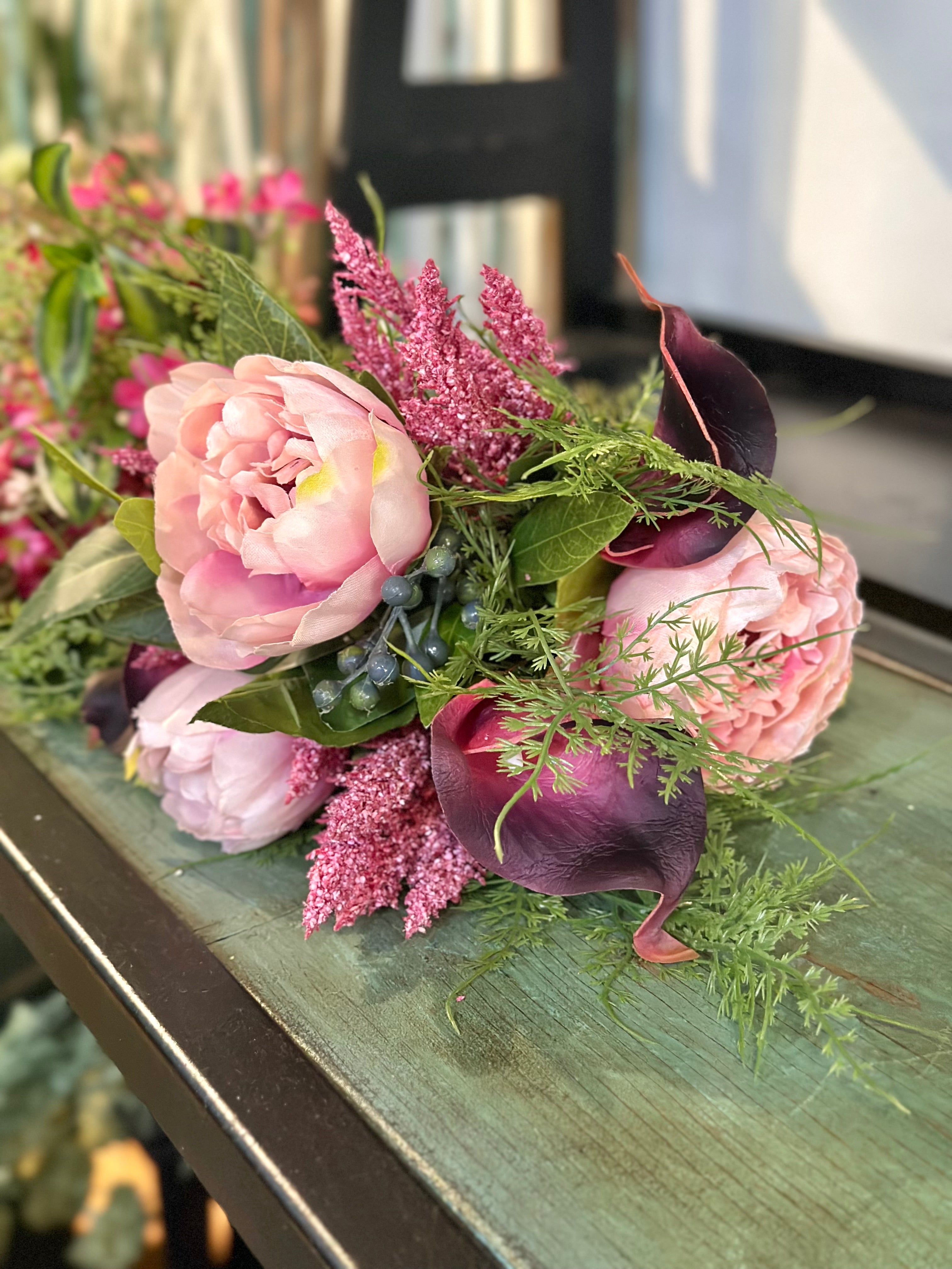 Peony Calla Lilies Bouquet