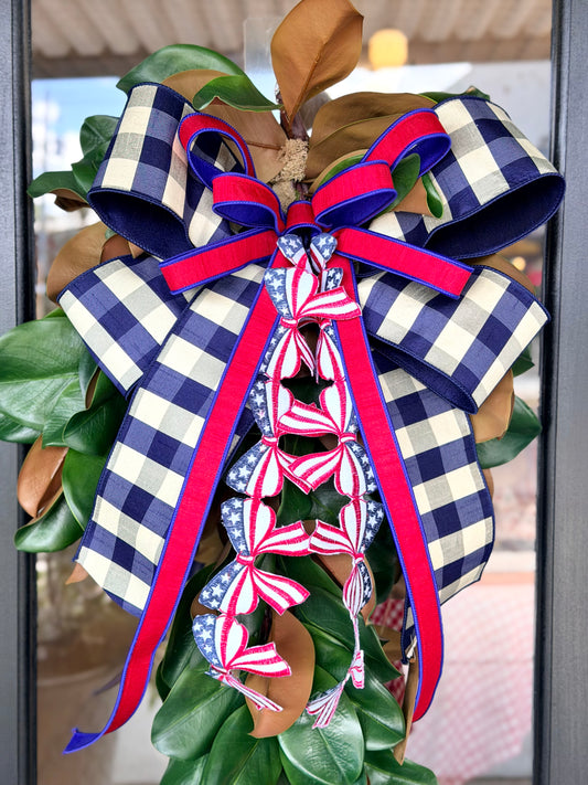 Bows & Buffalo Plaid Bow