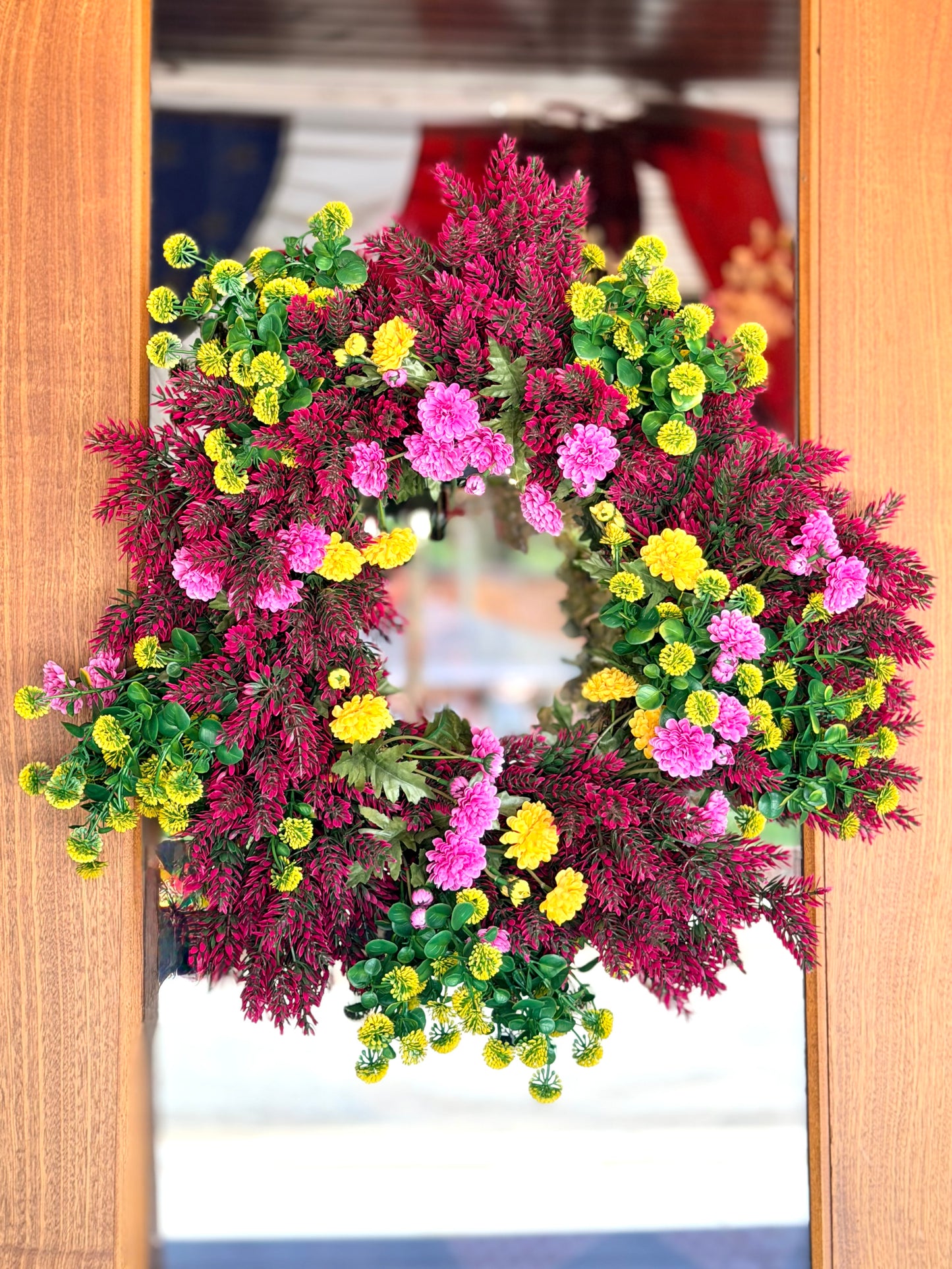 UV Wild Flower Wreath ~ Multi Color