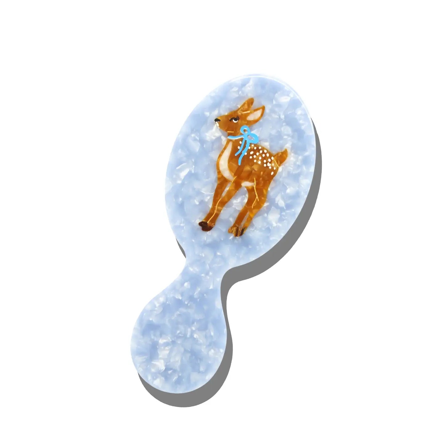 Hand-Painted Fawn Brush | Eco-Friendly