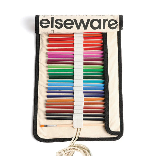 Watercolor Pencils - 36 Colors with Eco-Friendly Canvas Wrap