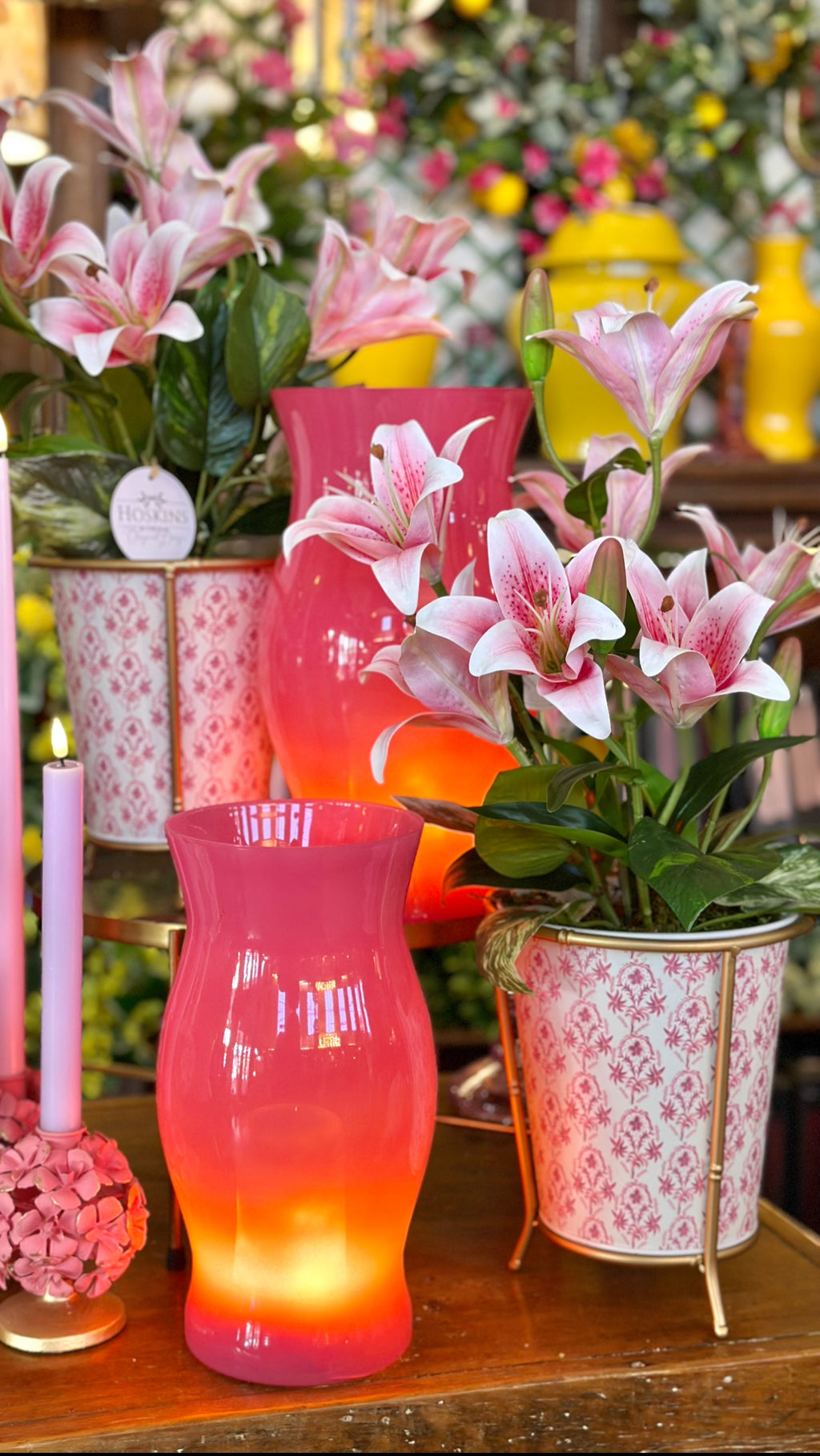 Pink Hurricane Container