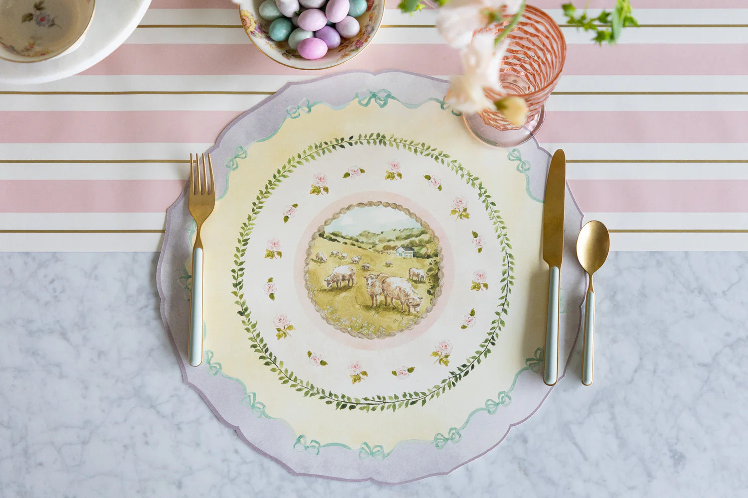 Hester & Cook Die-cut Spring Meadow Placemat
