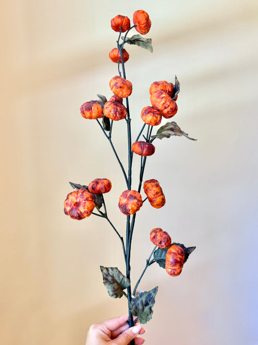 37" VINTAGE MINI PUMPKIN SPRAY