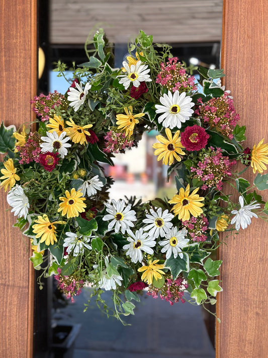Fresh Blooms Dandelion Wreath
