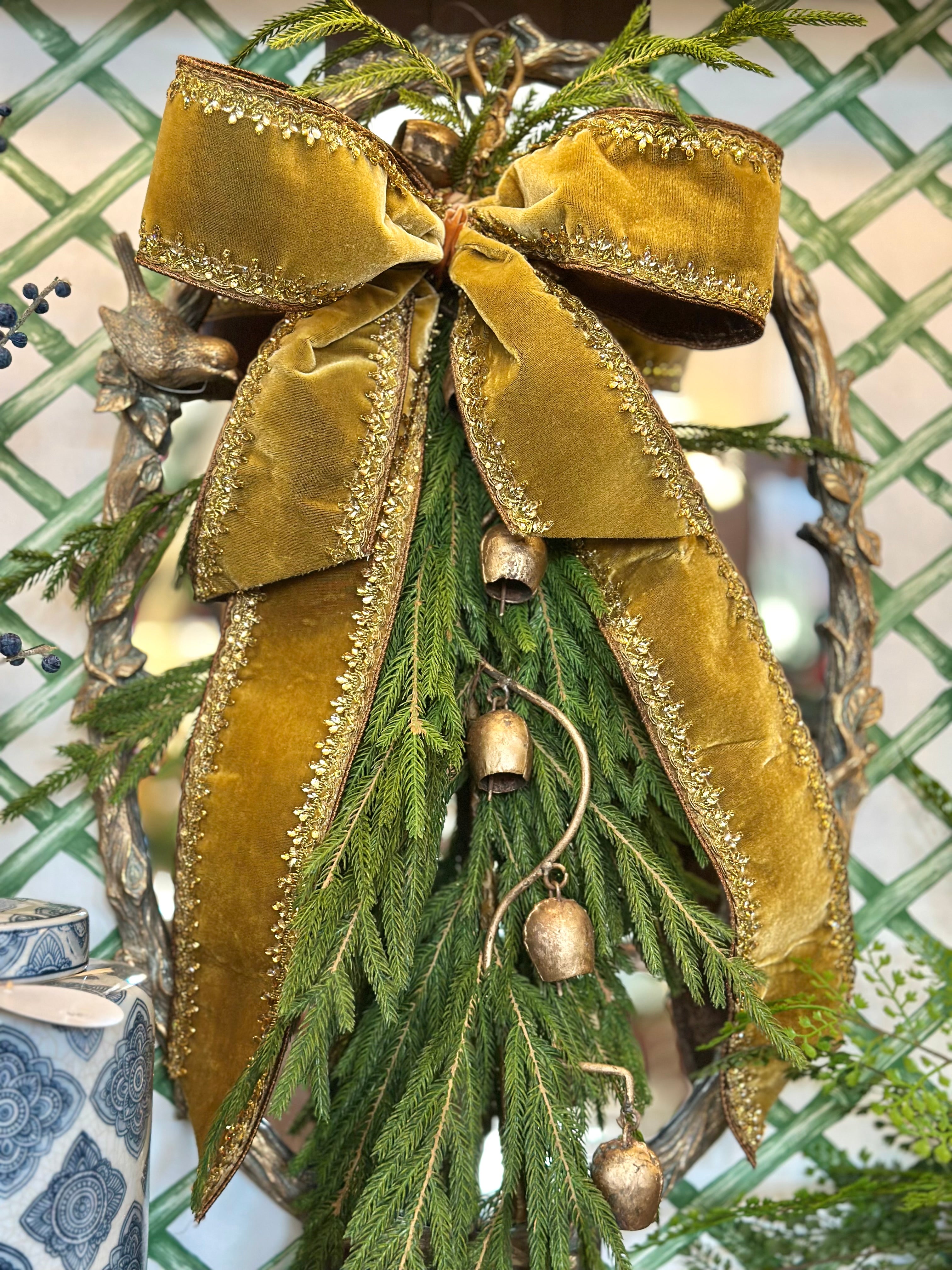 Gold Contessa and Bells Swag