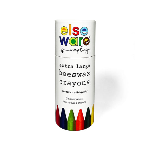 Beeswax Crayons - Extra Large - 8 Natural & Non-Toxic Colors
