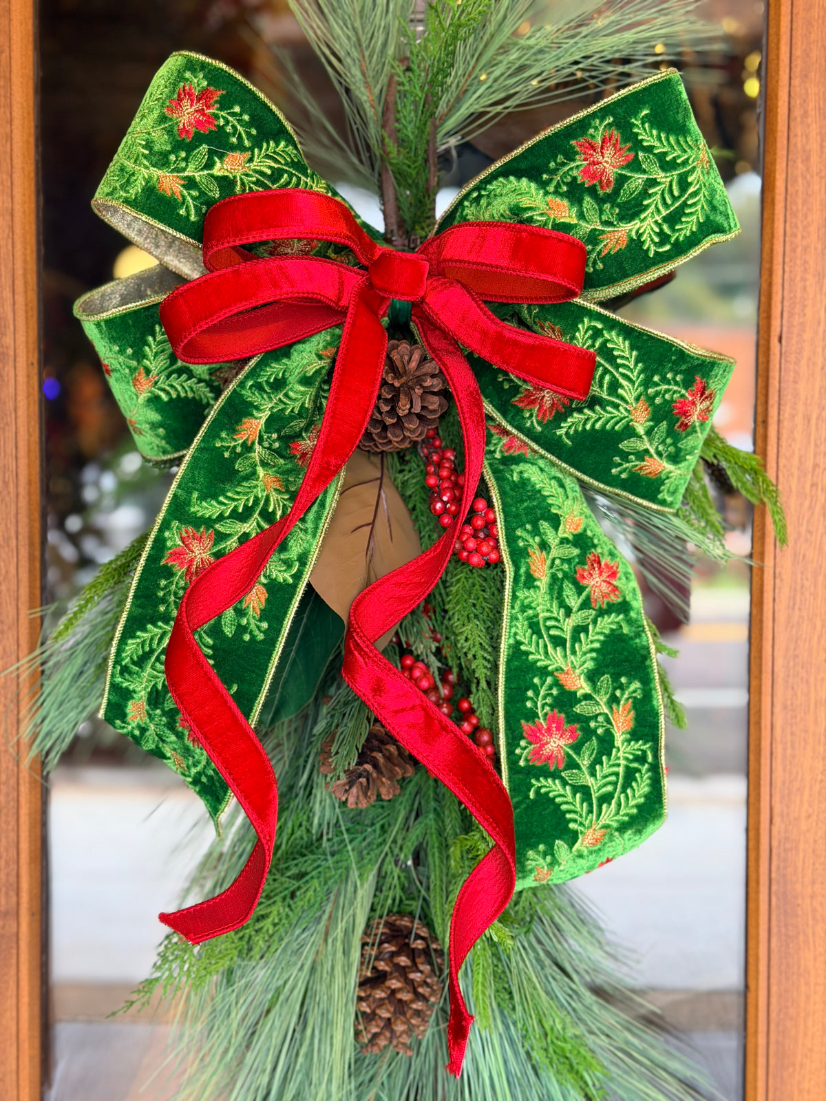 Woodland Christmas Bow