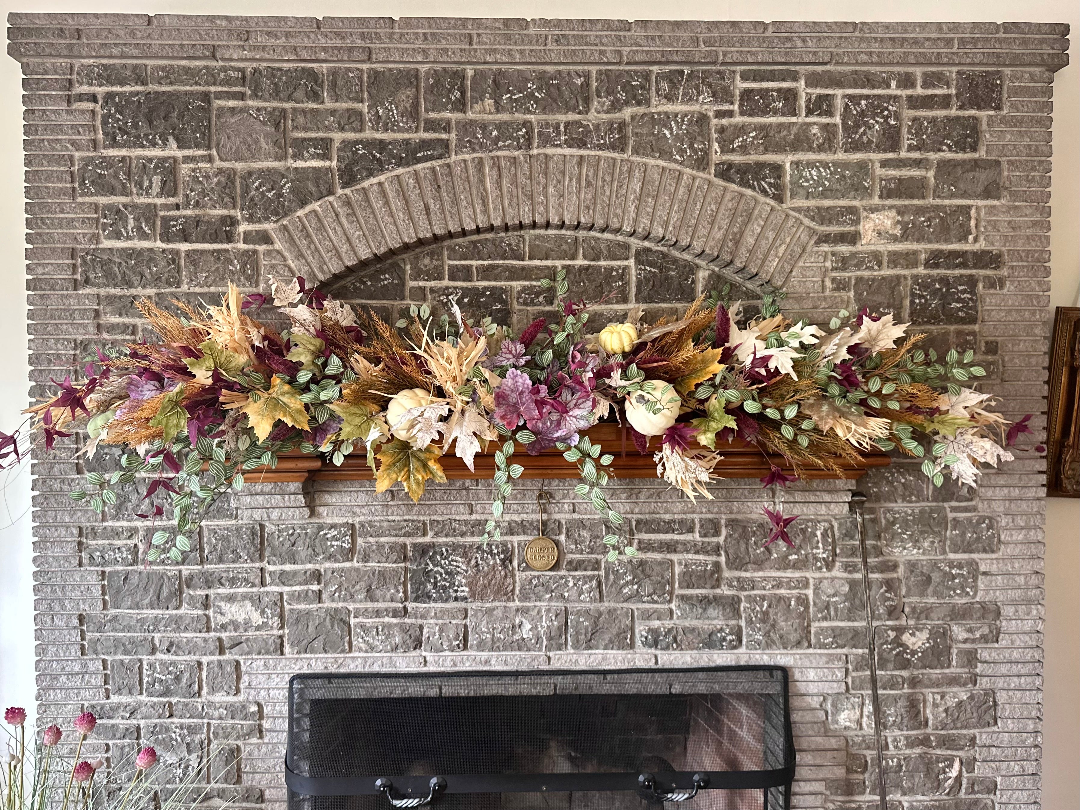Fall Colors and Gourds Arrangement