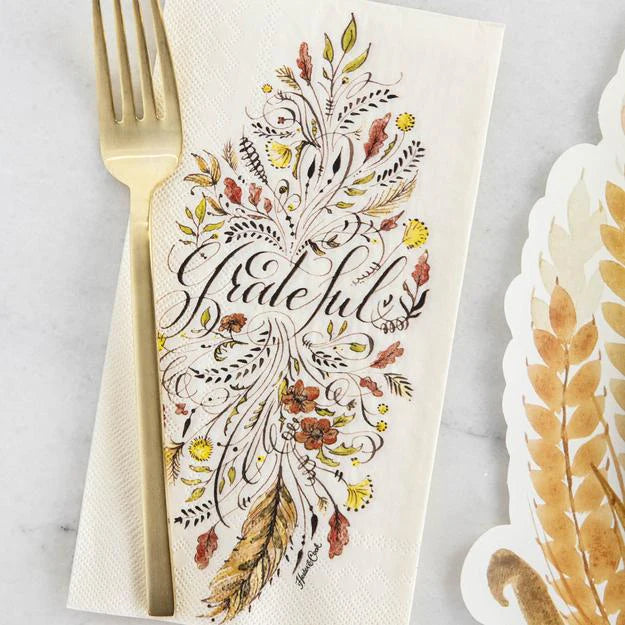 Hester & Cook “Grateful” Guest Napkin
