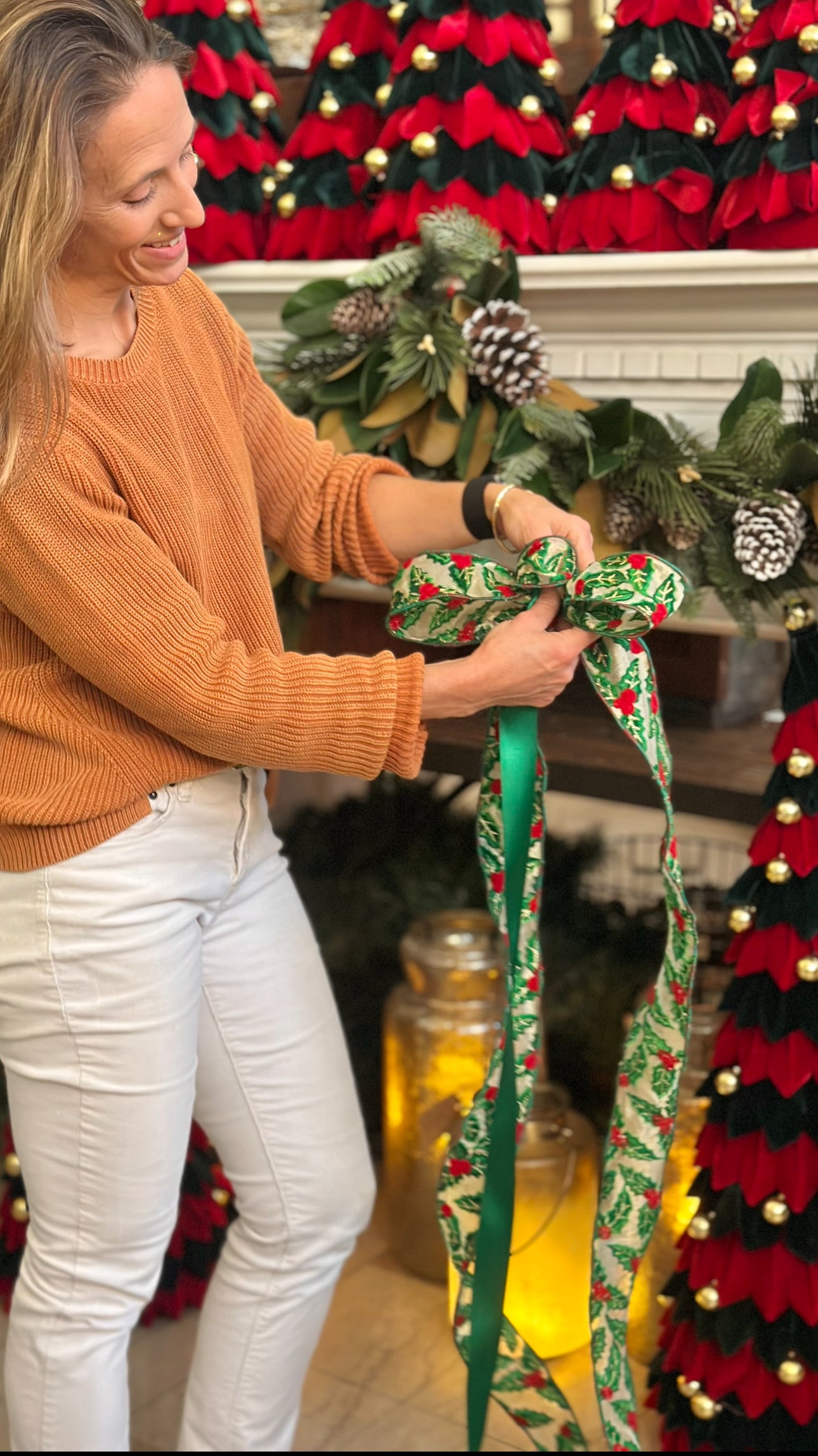 1.5” Wide, Green Silk Ribbon