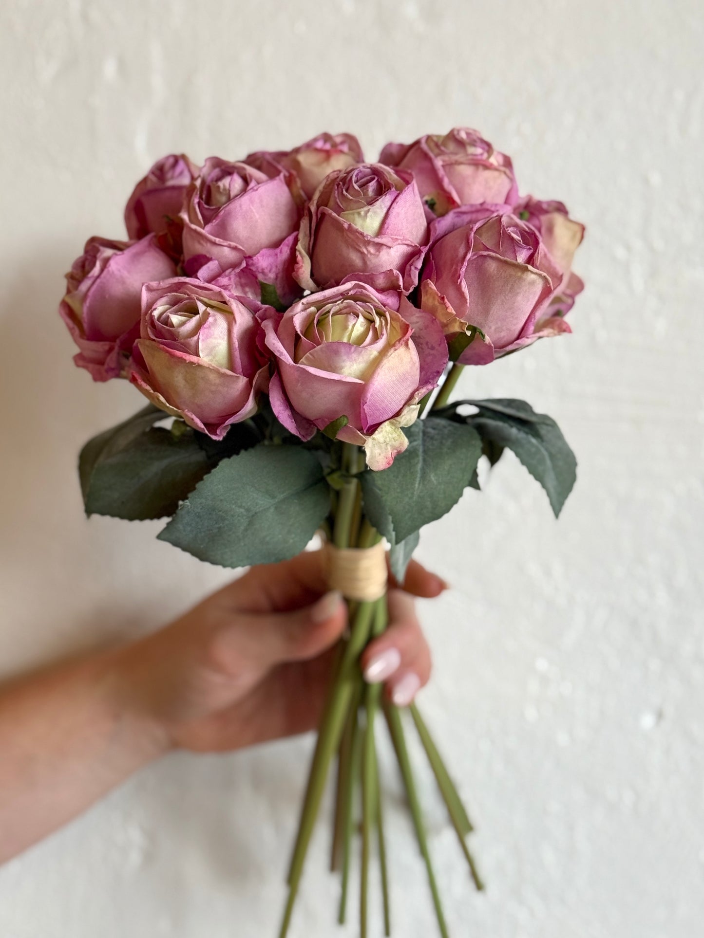10" "FREEZE-DRY" ROSE BUNCH (COLOR OPTIONS)
