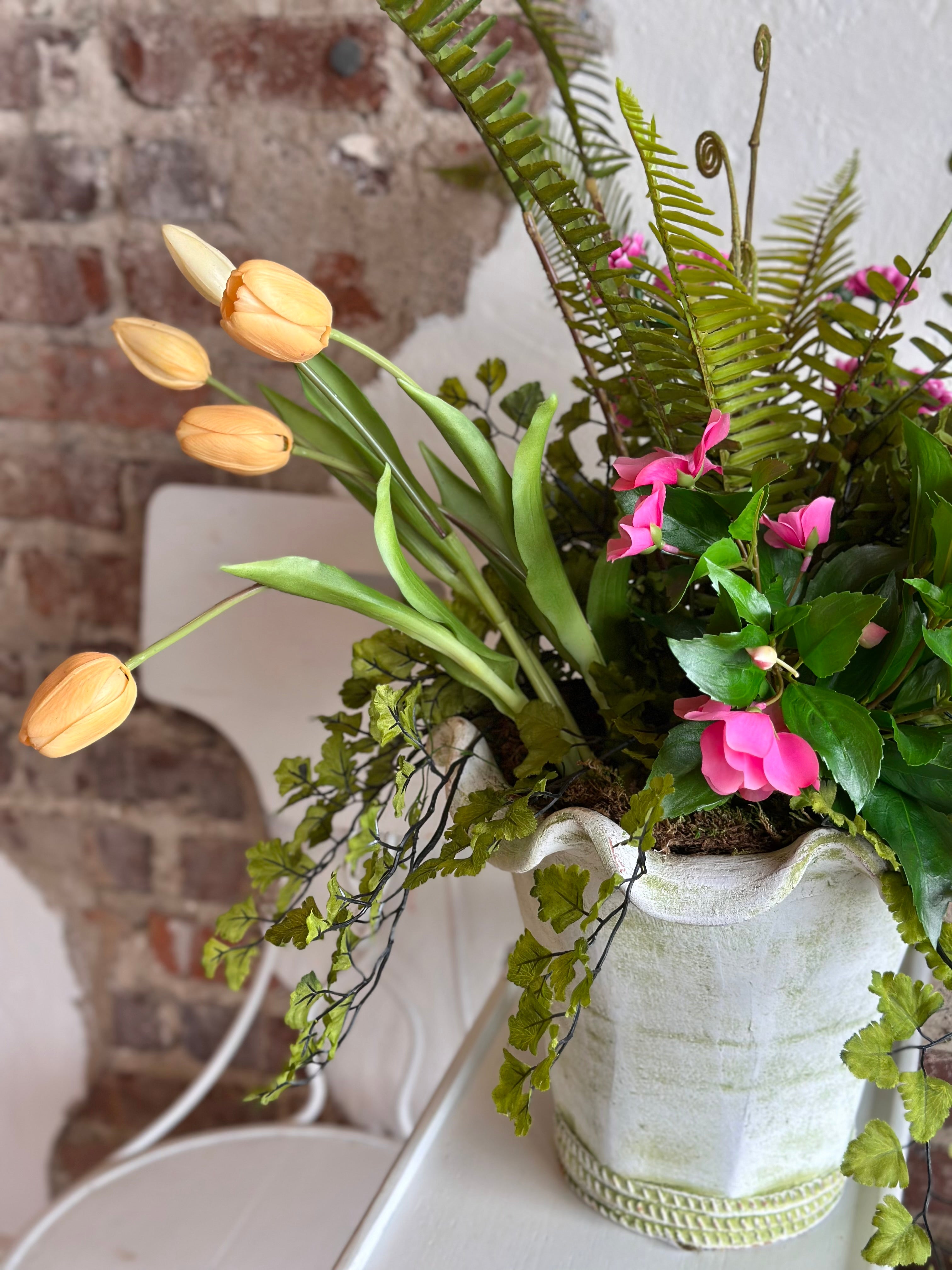 Spring Florals and Fern Mix