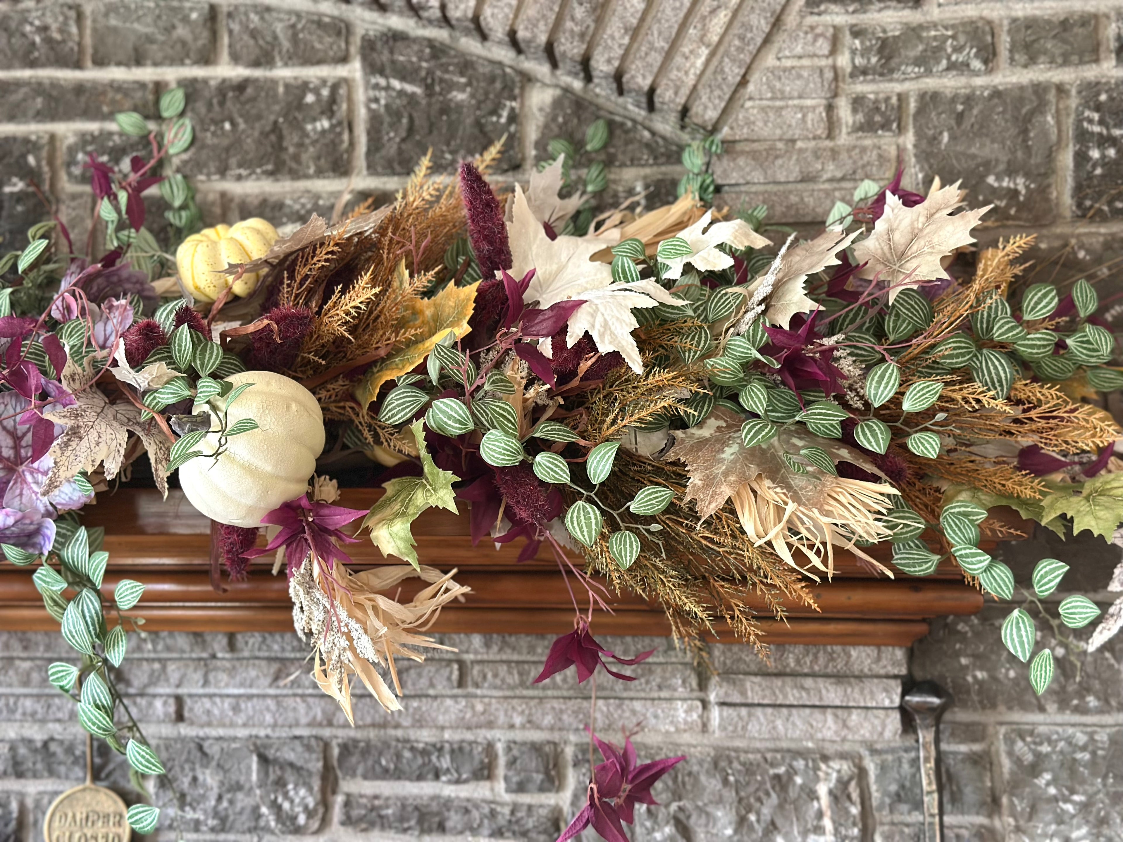 Fall Colors and Gourds Arrangement