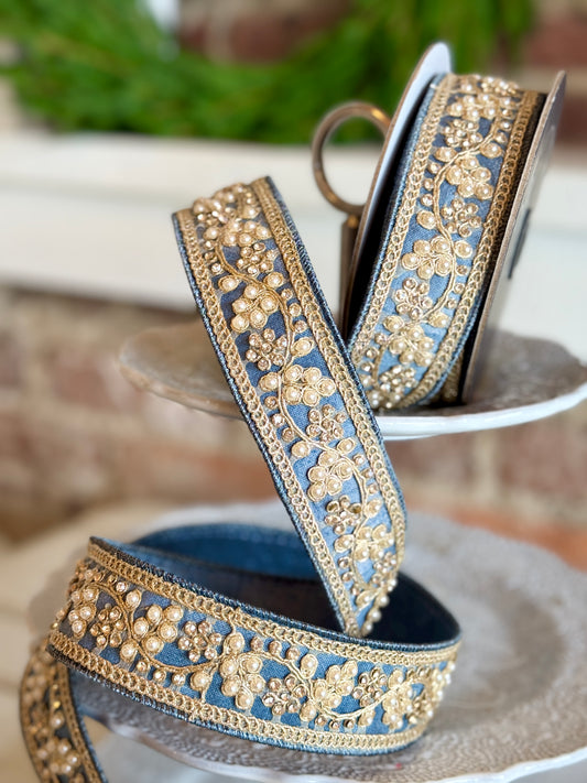 1.5" CECILIA PEARL RIBBON