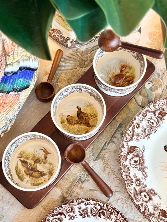 Spode Woodland 7 Piece Condiment Set