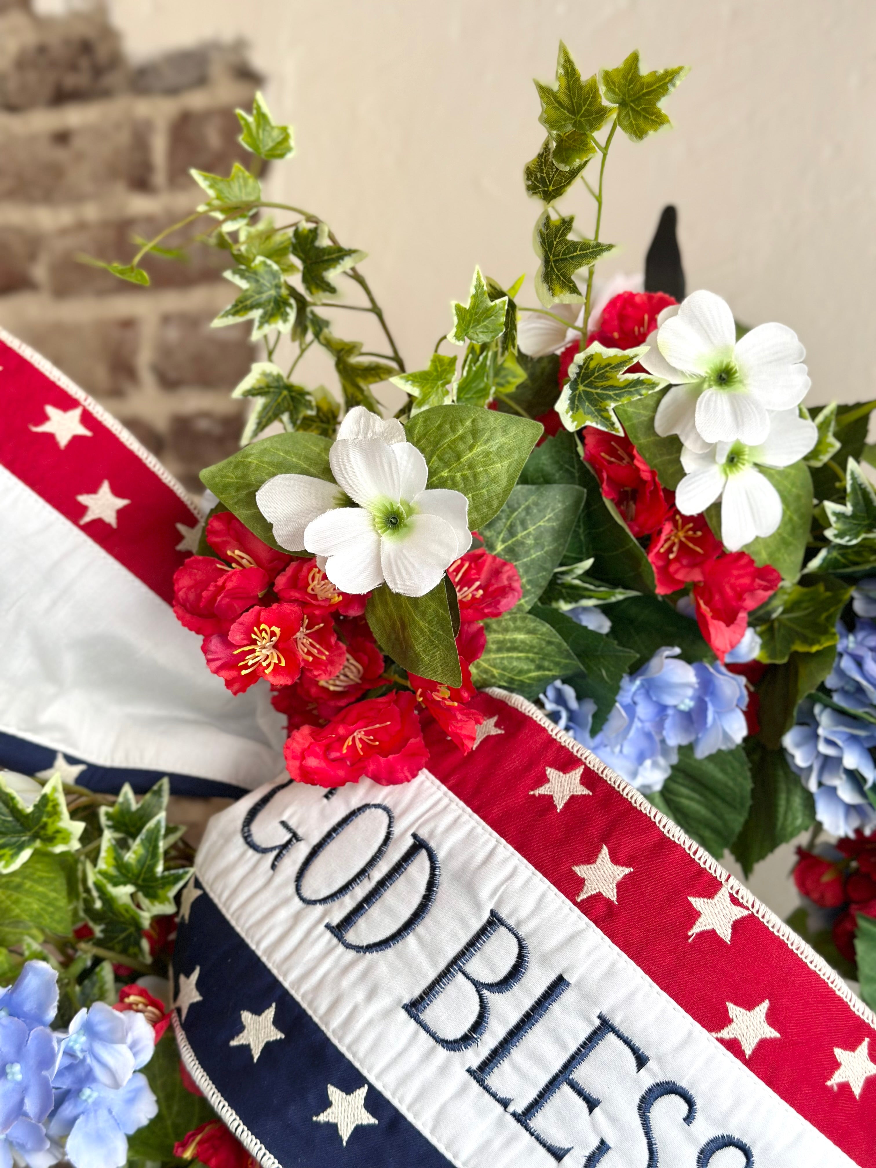 God Bless America Wreath