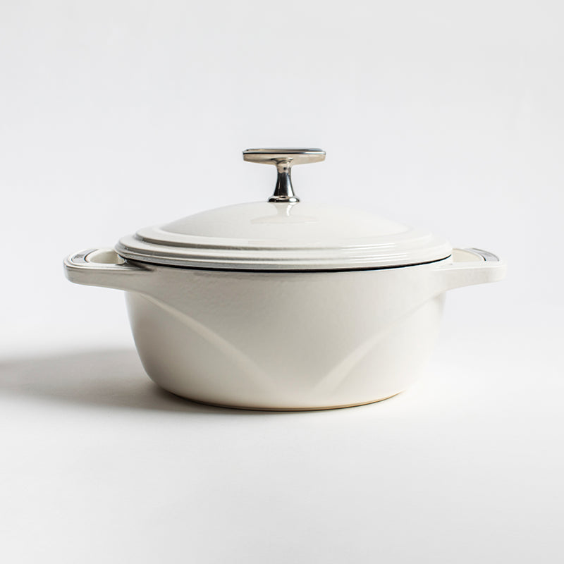 USA Enamel™ 3 Qt. Enameled Cast Iron Dutch Oven, Cloud Nine