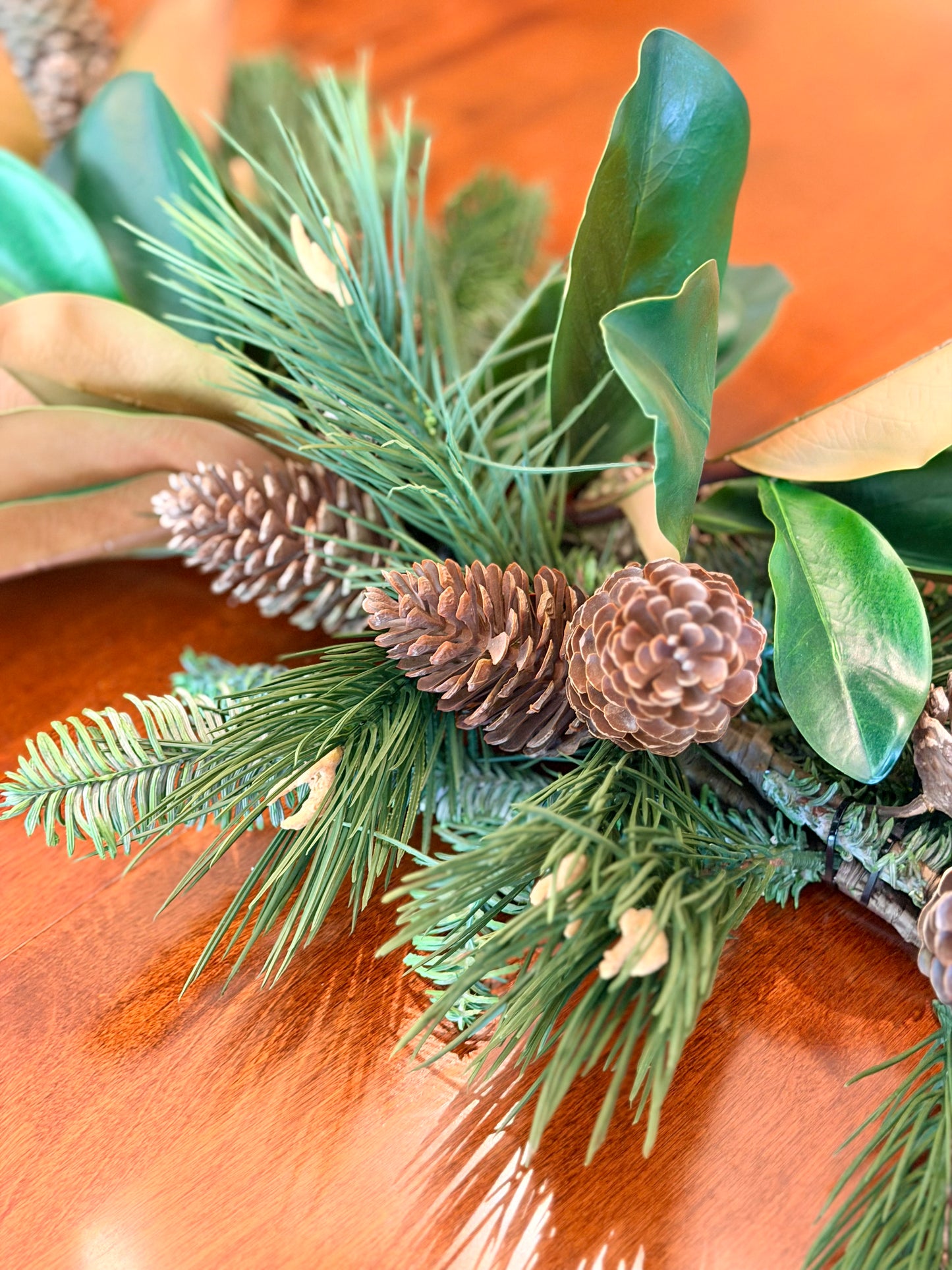 Deluxe Rockies & Pinecones Magnolia Centerpiece