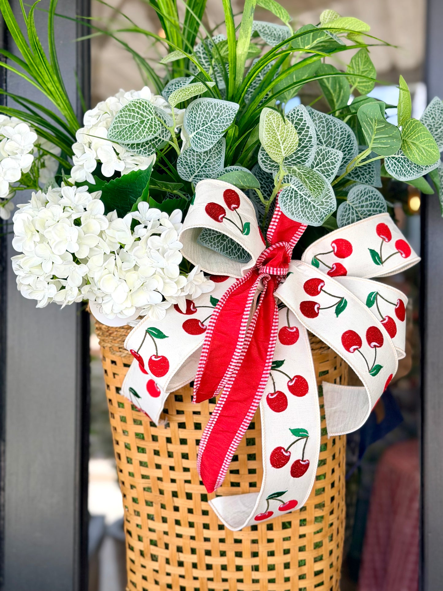 Cherry Pickin Hanging Basket