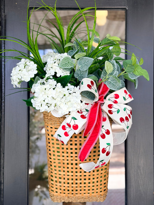 Cherry Pickin Hanging Basket