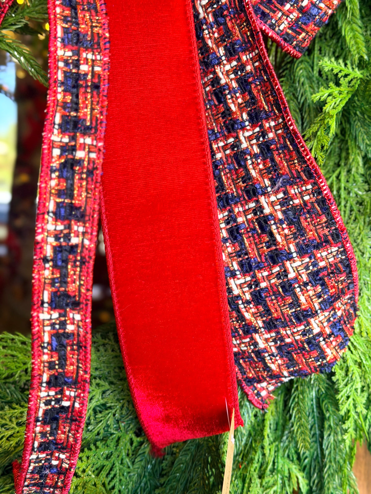 Merry Little Tweed Bow