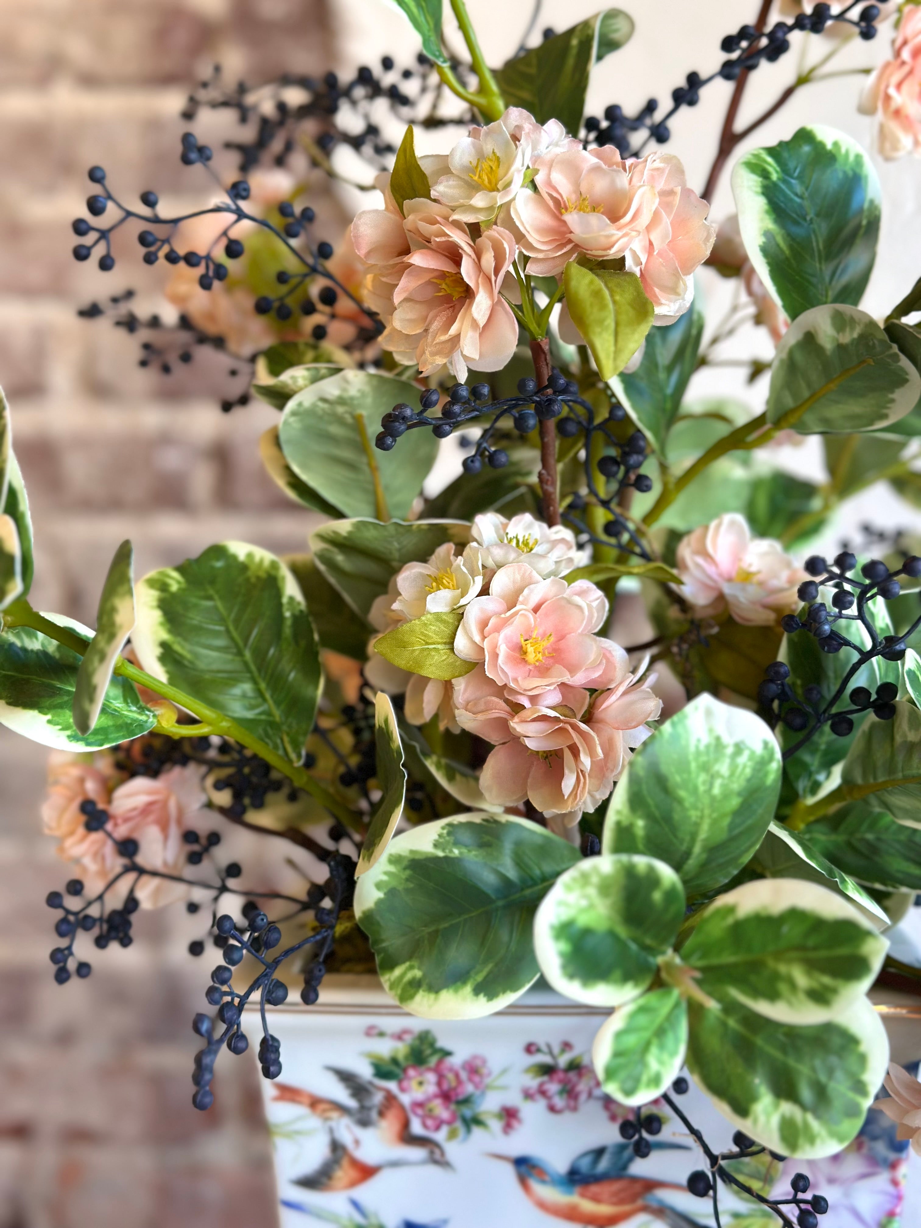 Peach Blossom & Berries Garden