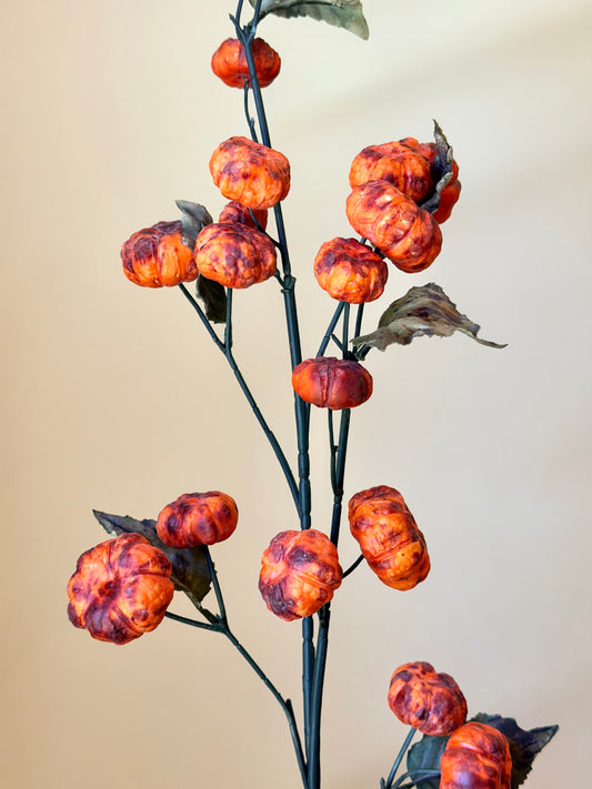 37" VINTAGE MINI PUMPKIN SPRAY