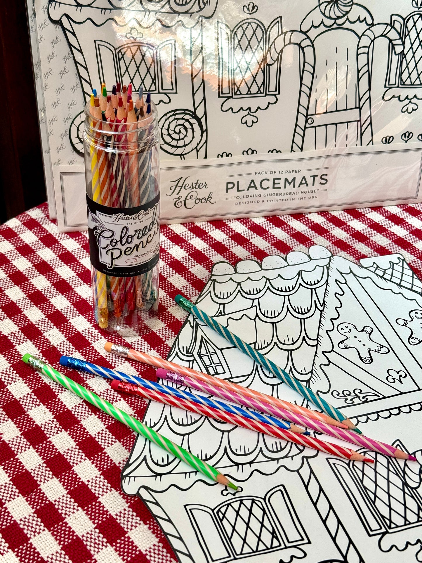 Hester & Cook Colored Pencils - Set of 24