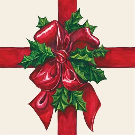 Hester & Cook “Christmas Present” Cocktail Napkin