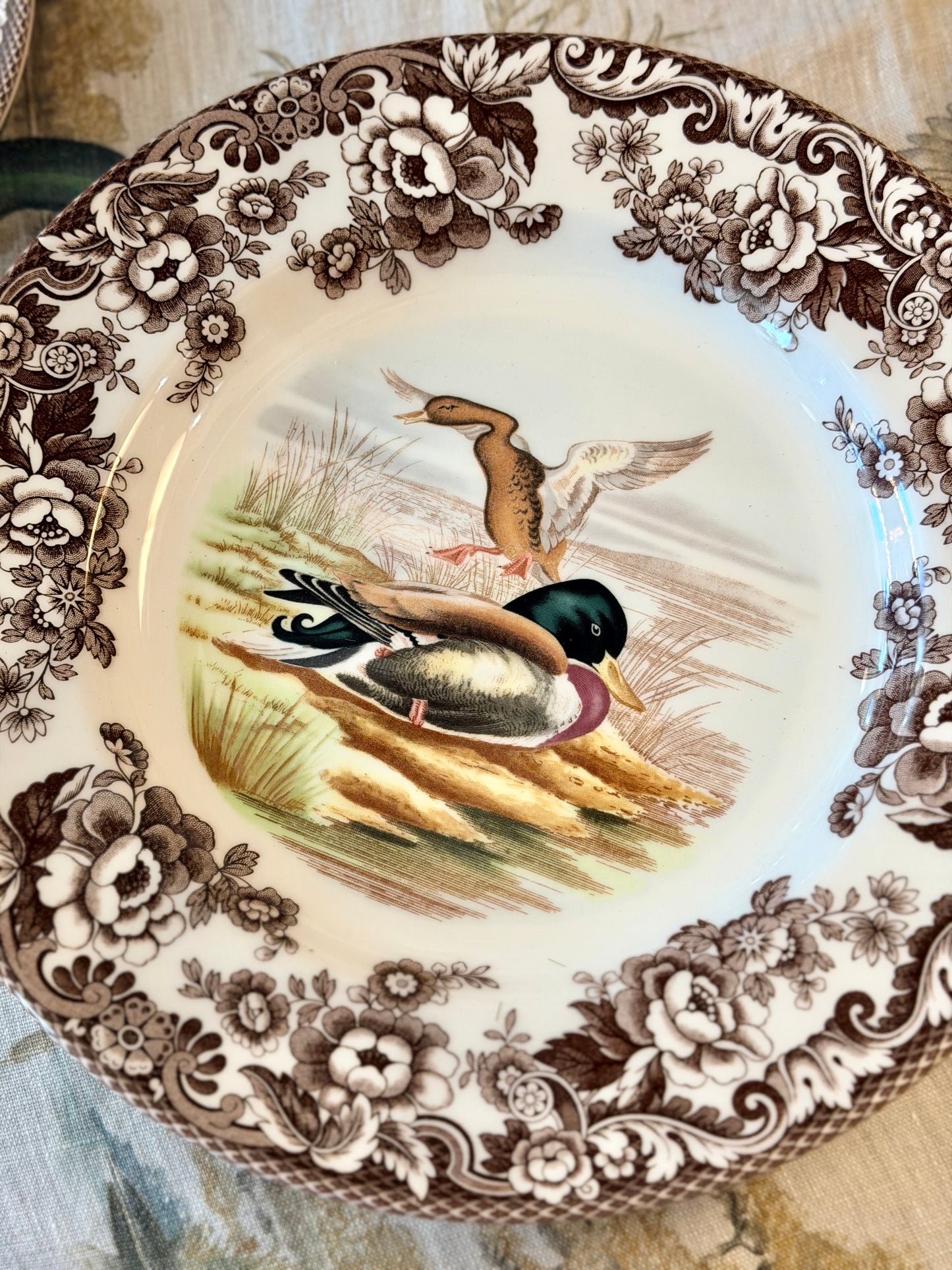 Spode Woodland Dinner Plate 10.5" (Mallard)
