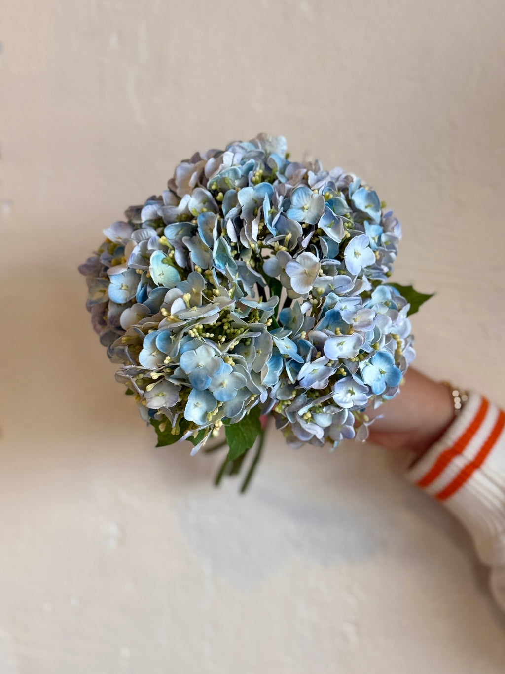 HYDRANGEA, BUNDLE, 10.24", LIGHT BLUE
