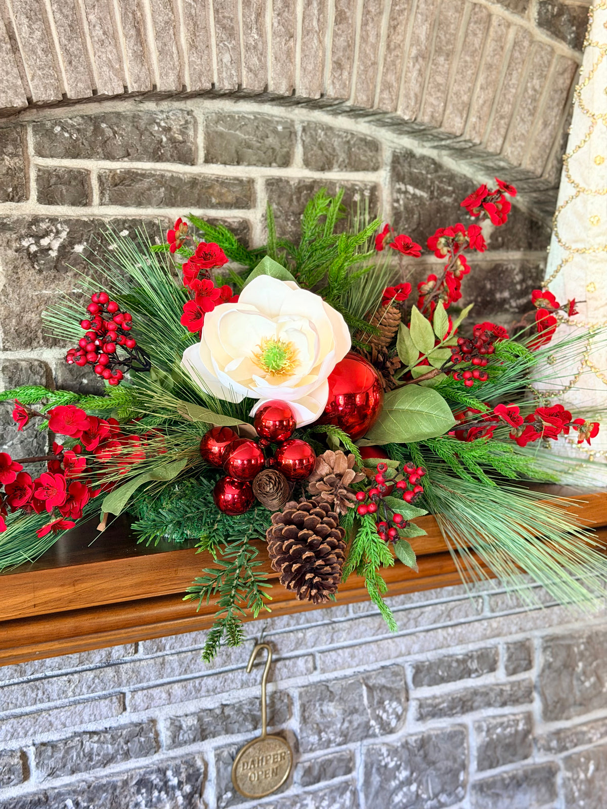 Holiday Blossoms Centerpiece