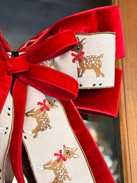 Baby Reindeer Bow