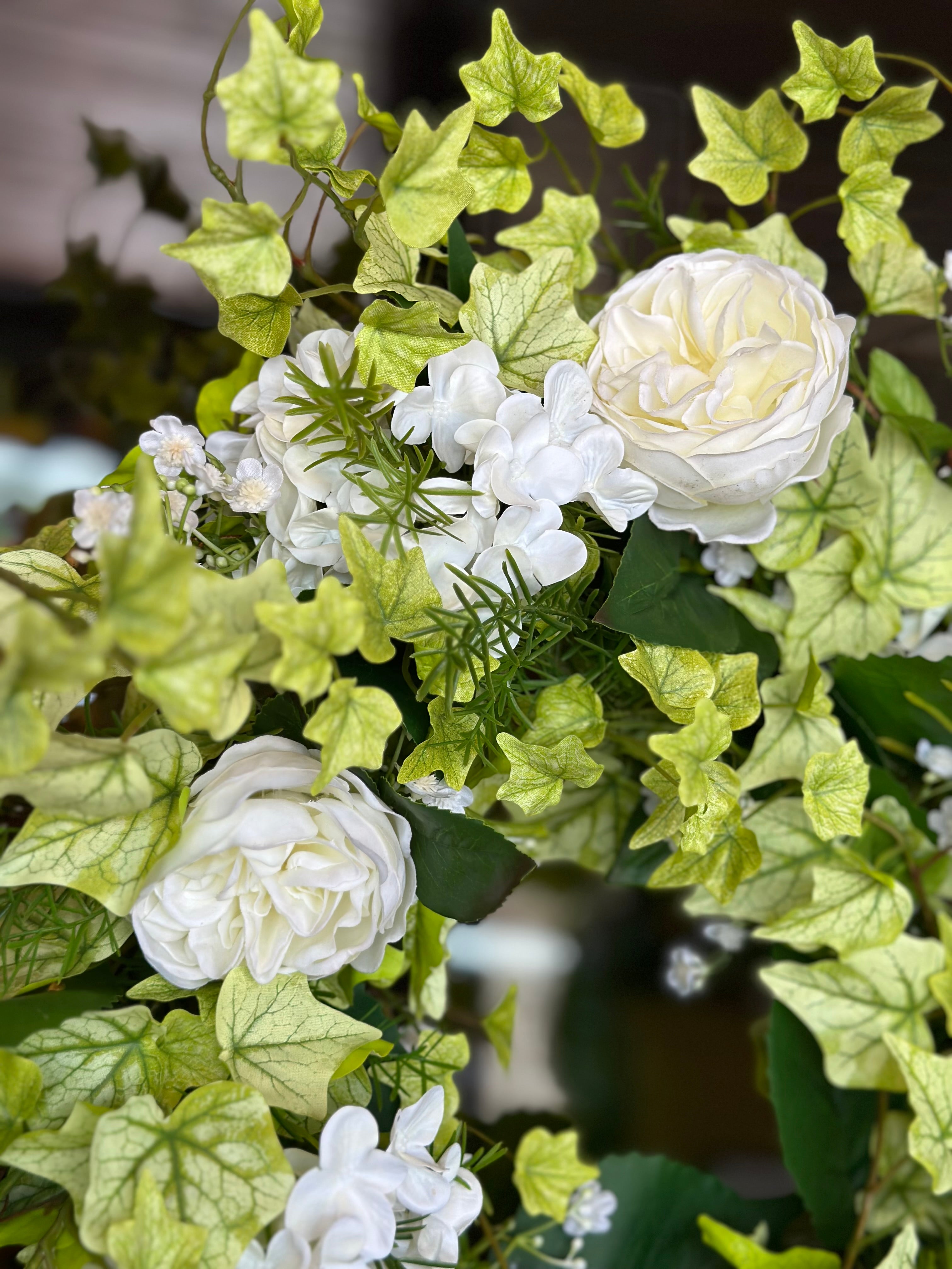 Ranunculus & Hydrangea Wreath