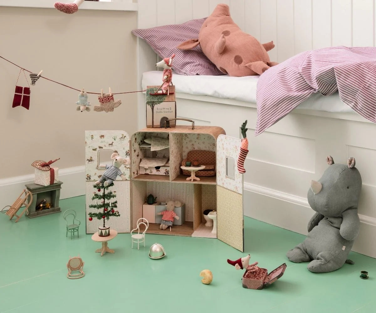Maileg - Christmas Mouse, Baby in Suitcase