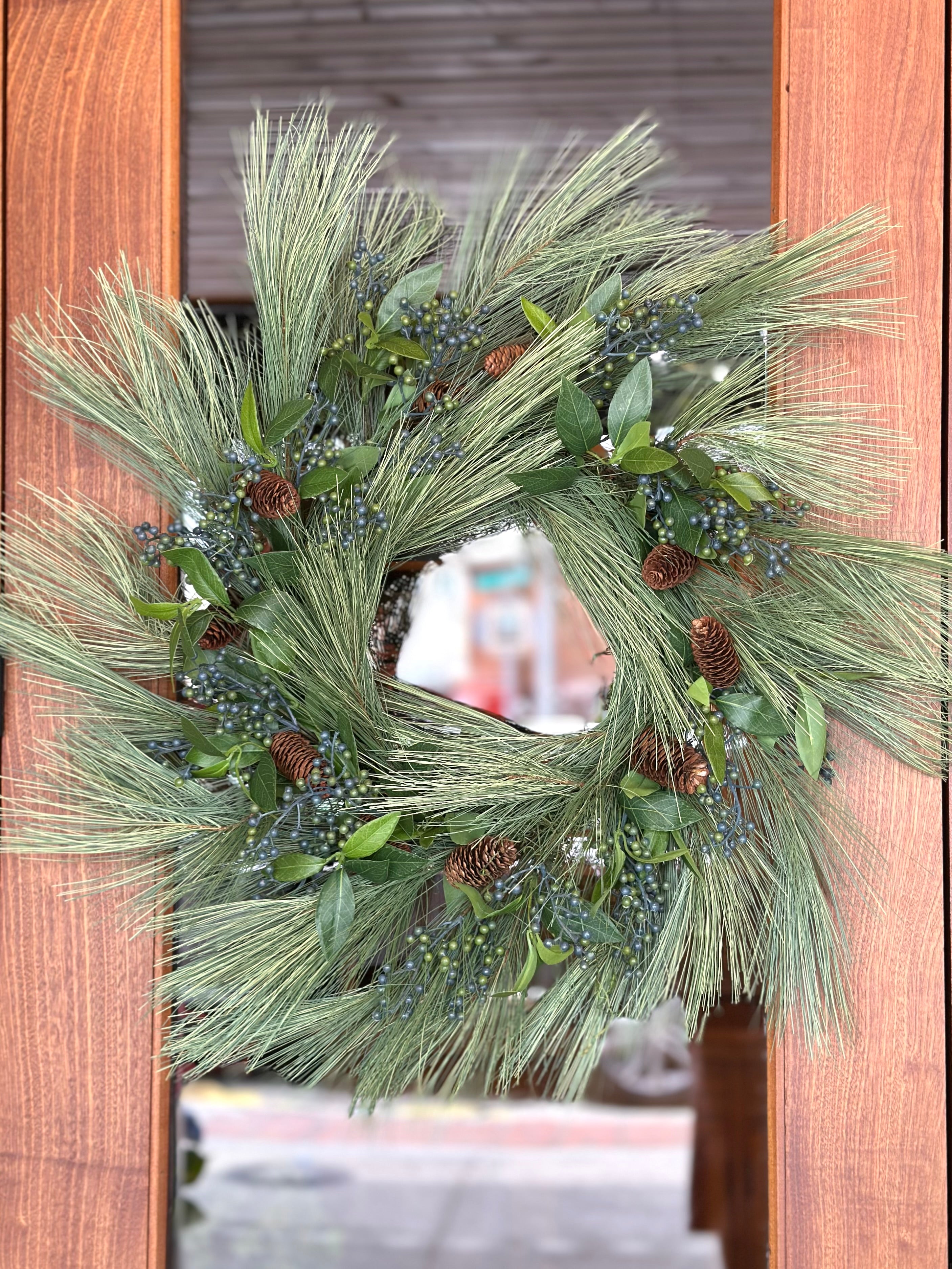 Seed Berry & Pine Wreath