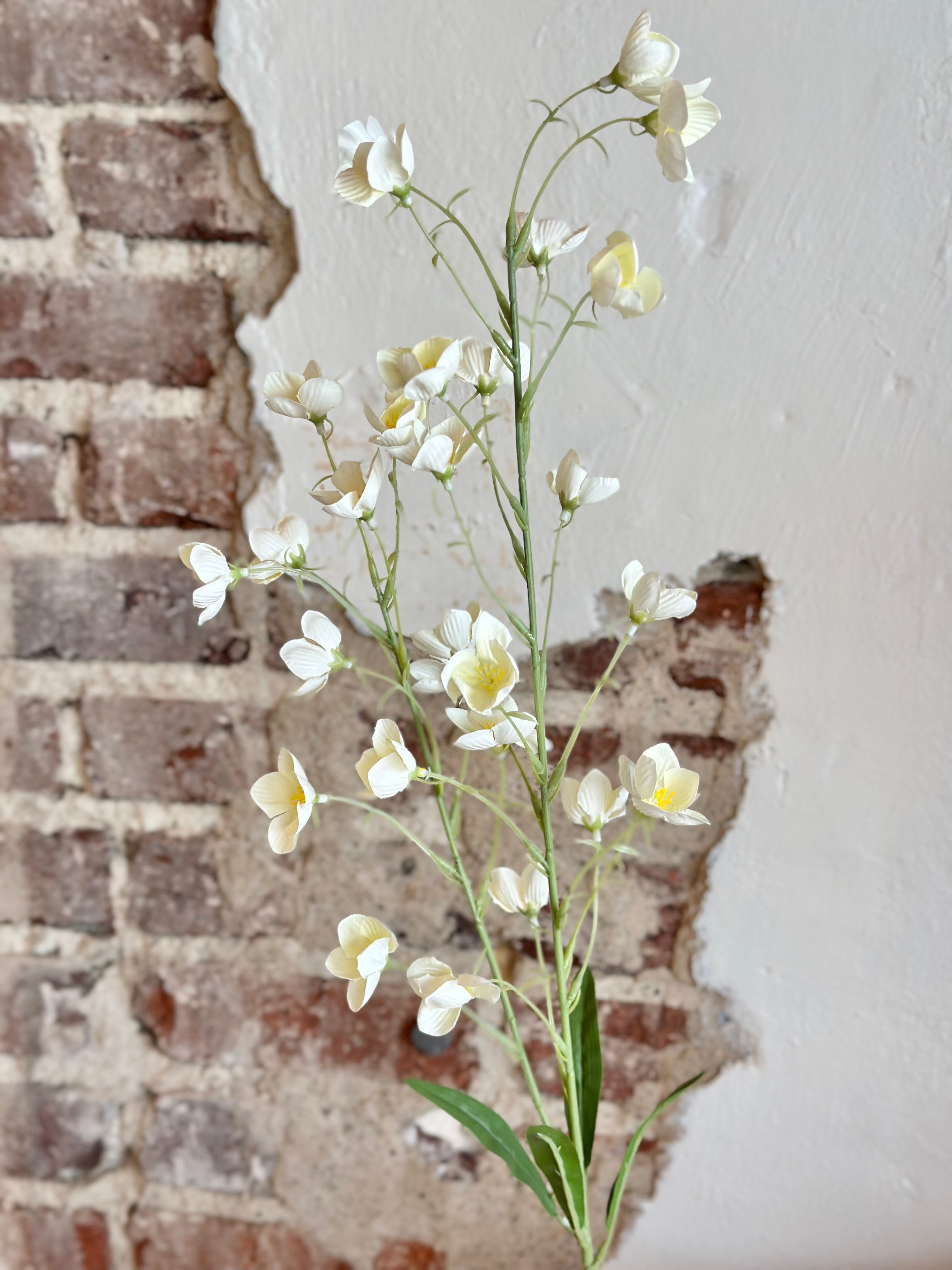 37.5" Buttercup Spray- Cream