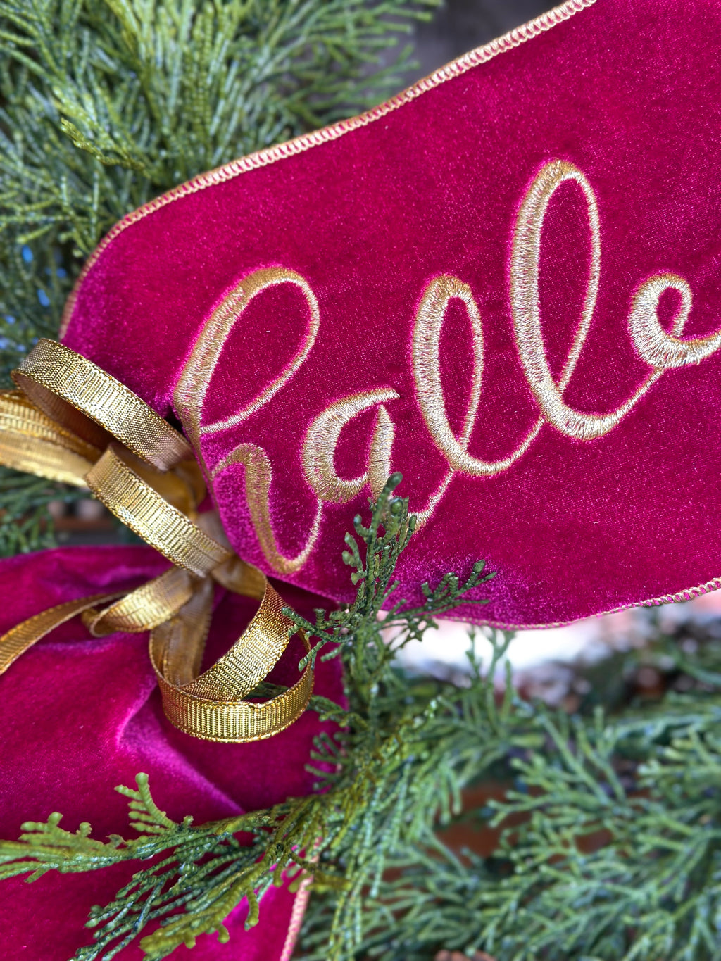 Hallelujah Banner Wreath