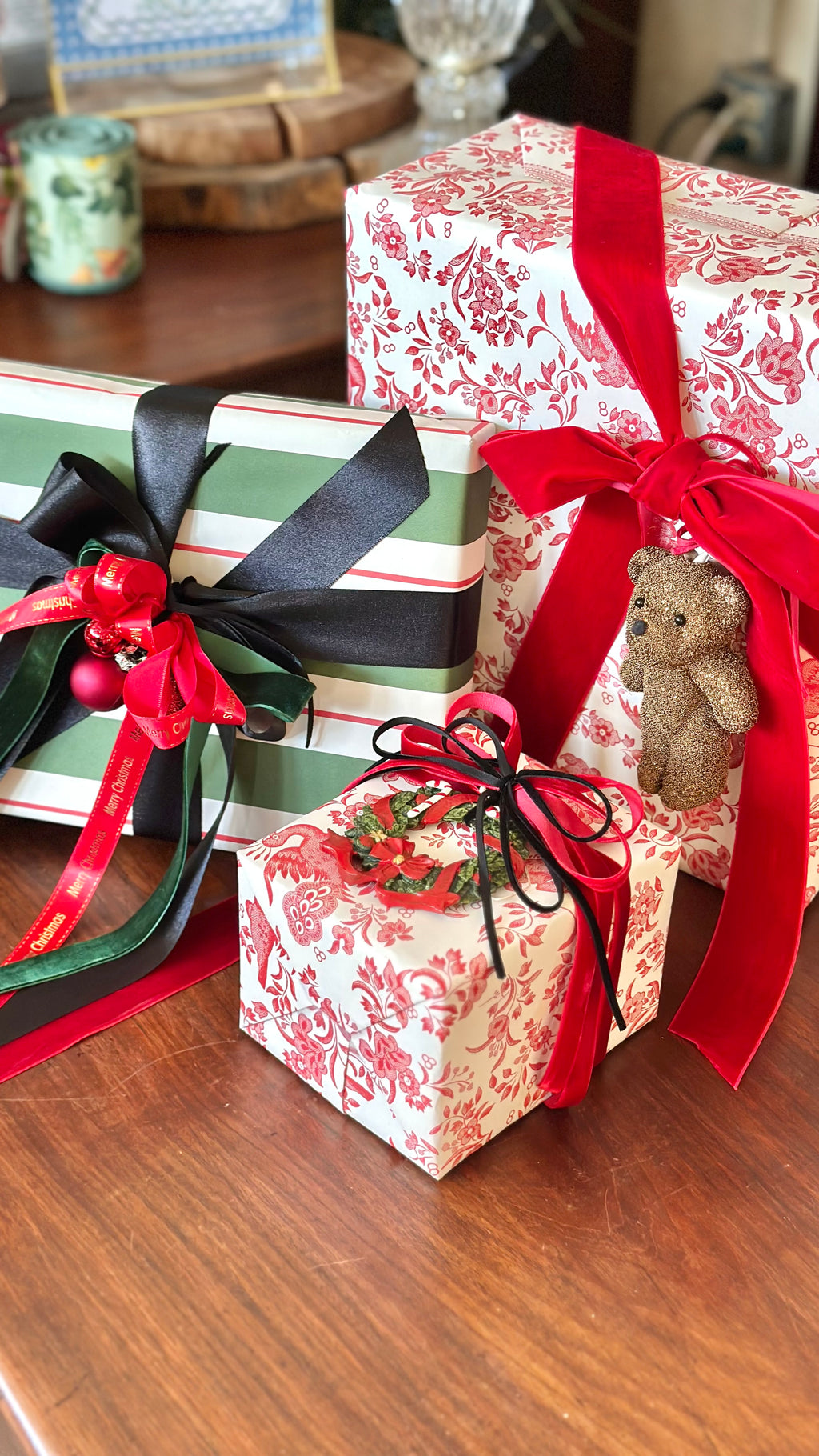 3" Ornament - Green Wreath