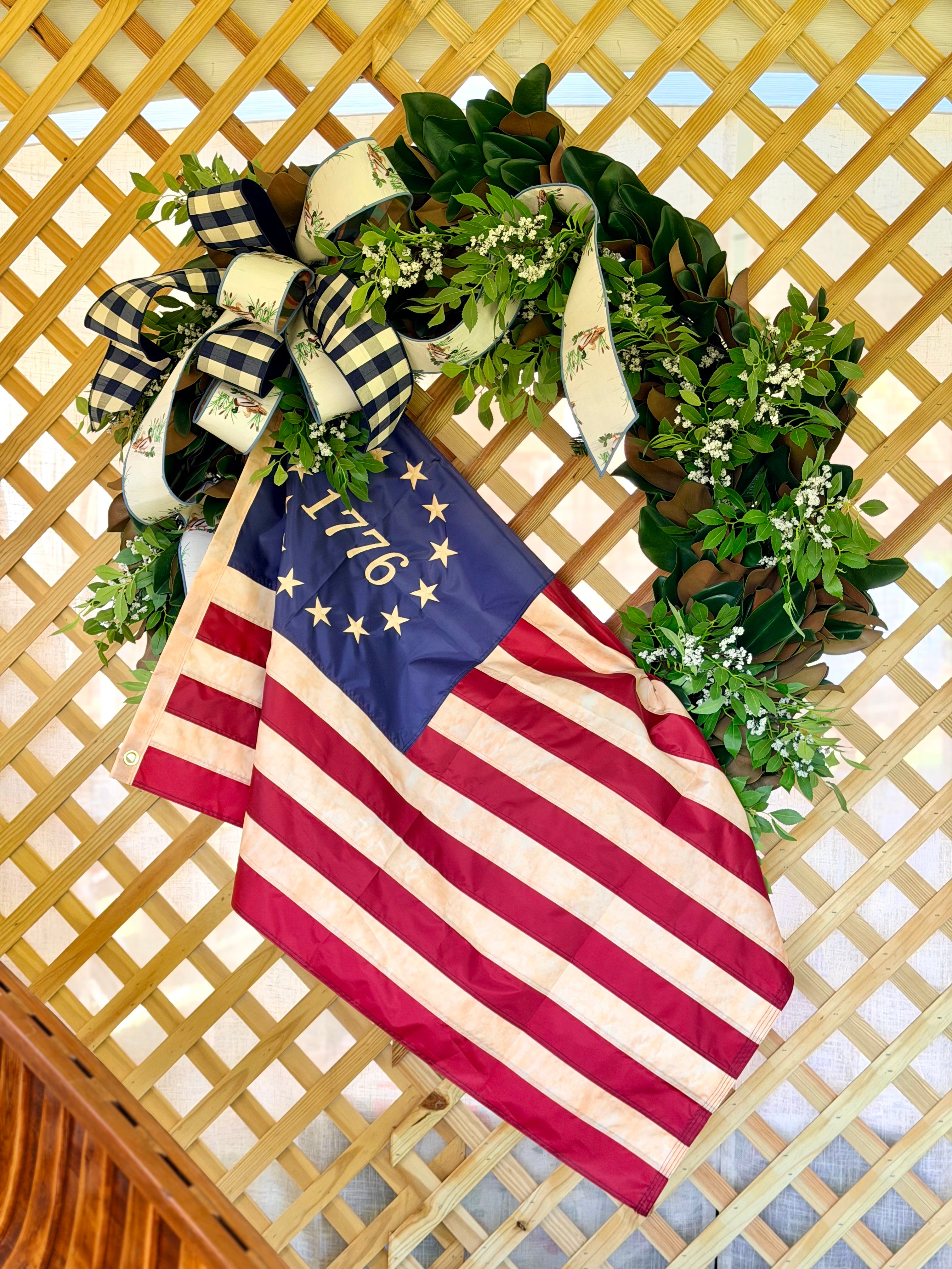 60” Magnolia “1776” Wreath