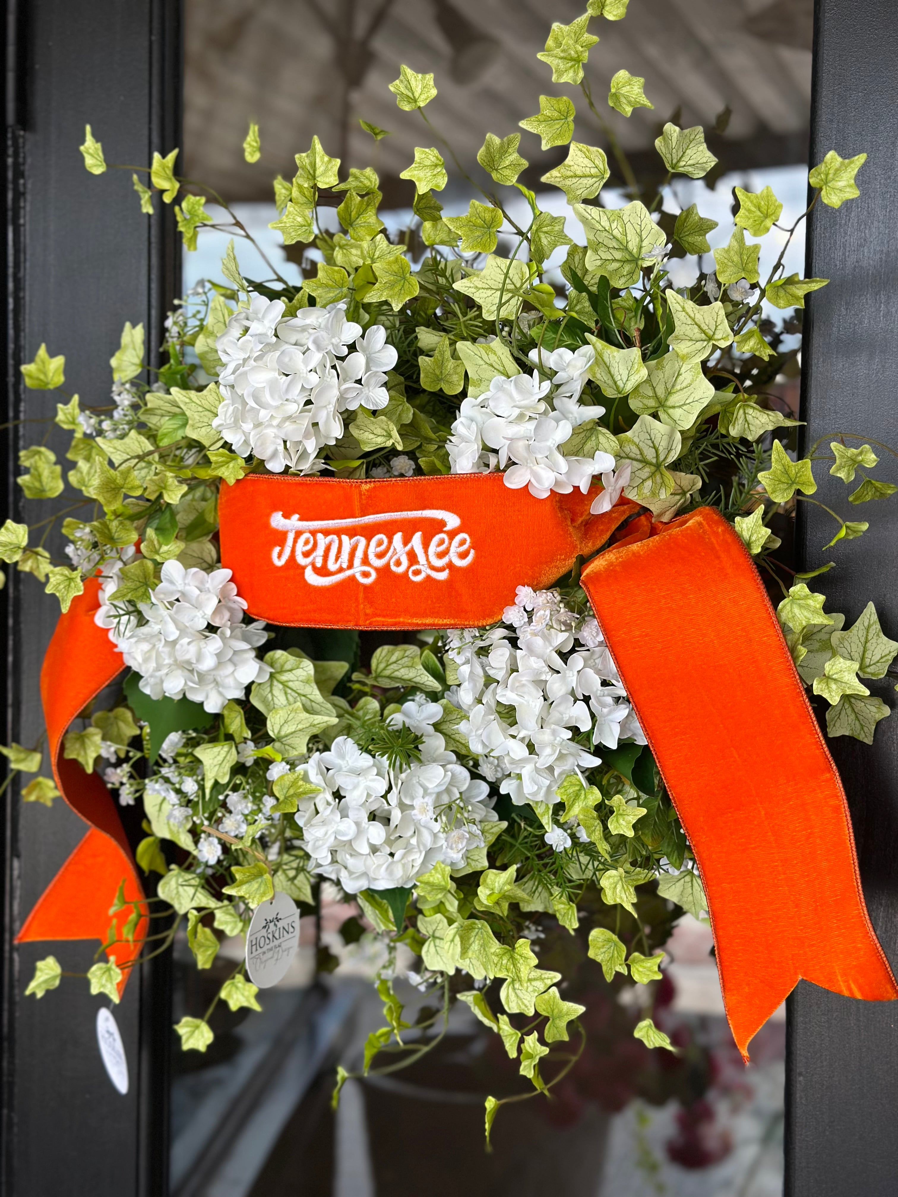 Tennessee Sash and Hydrangea Wreath